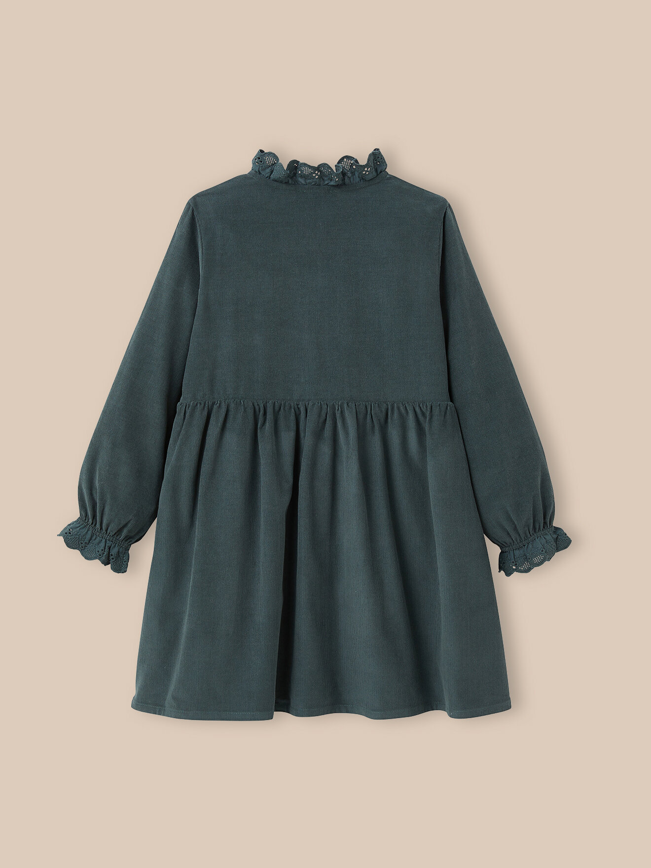 Velvet dress CYRILLUS Green