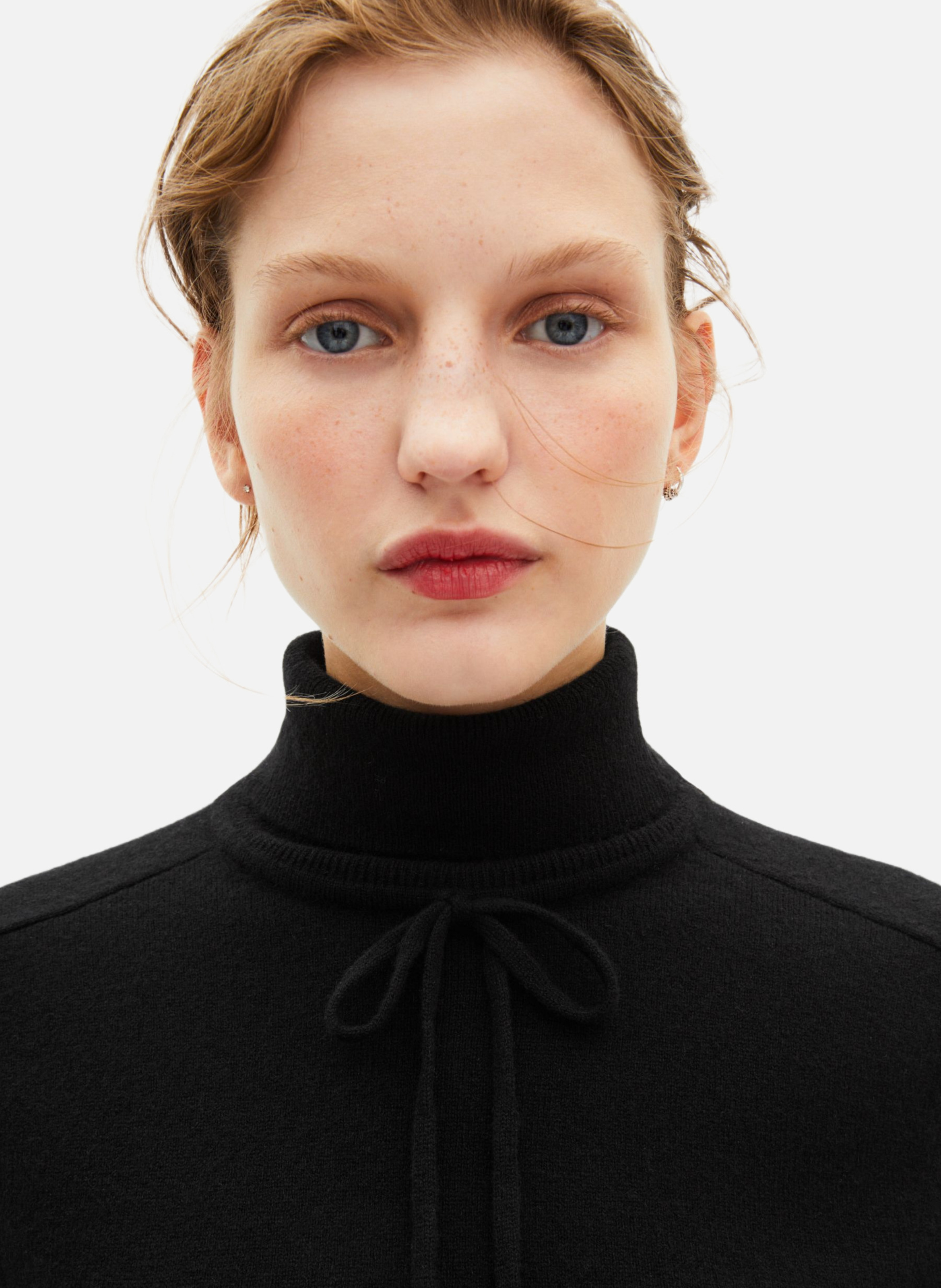 Cashmere polo neck sweater THE KOOPLES Black