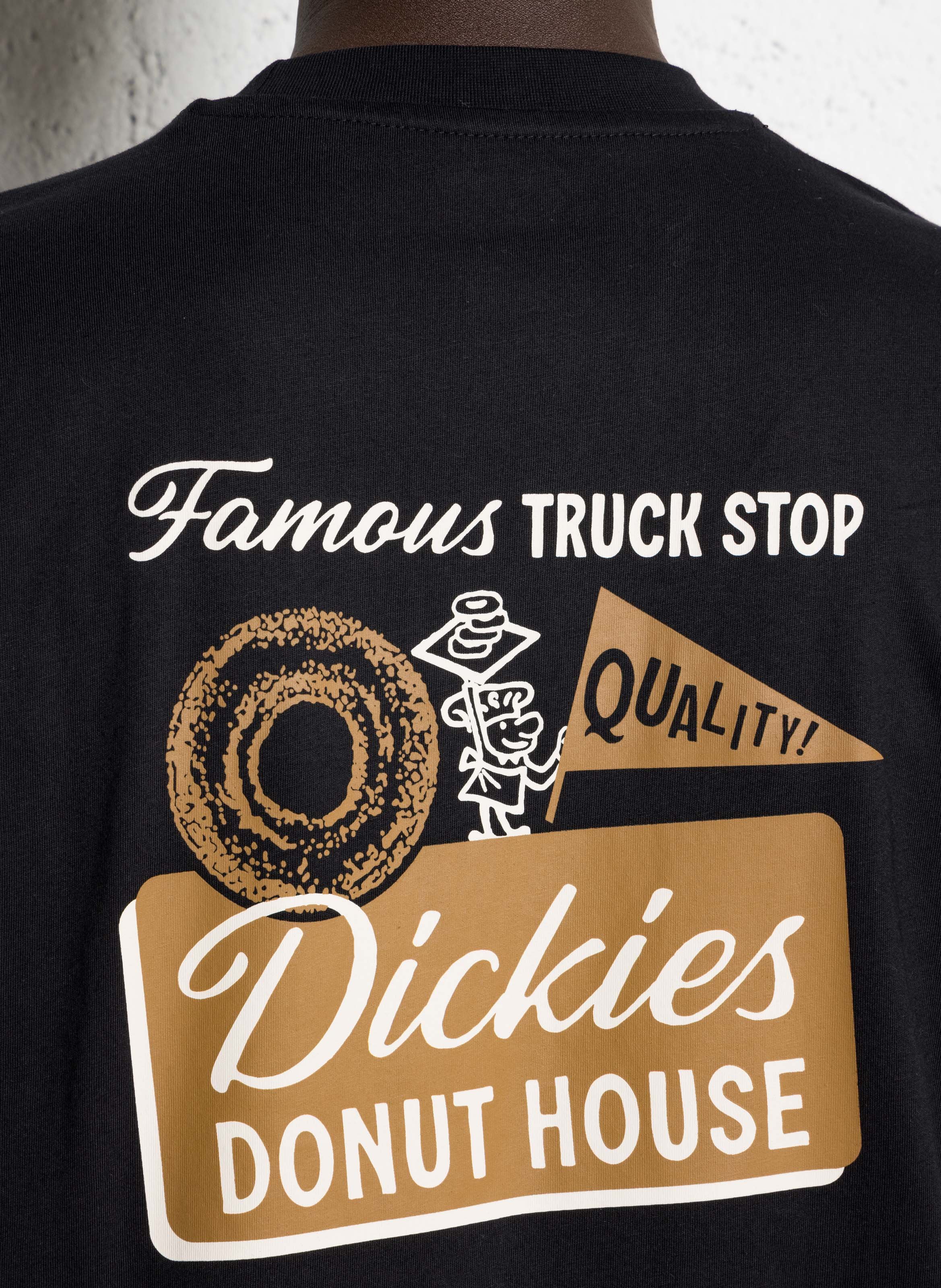 Effen T-shirt DICKIES Zwart