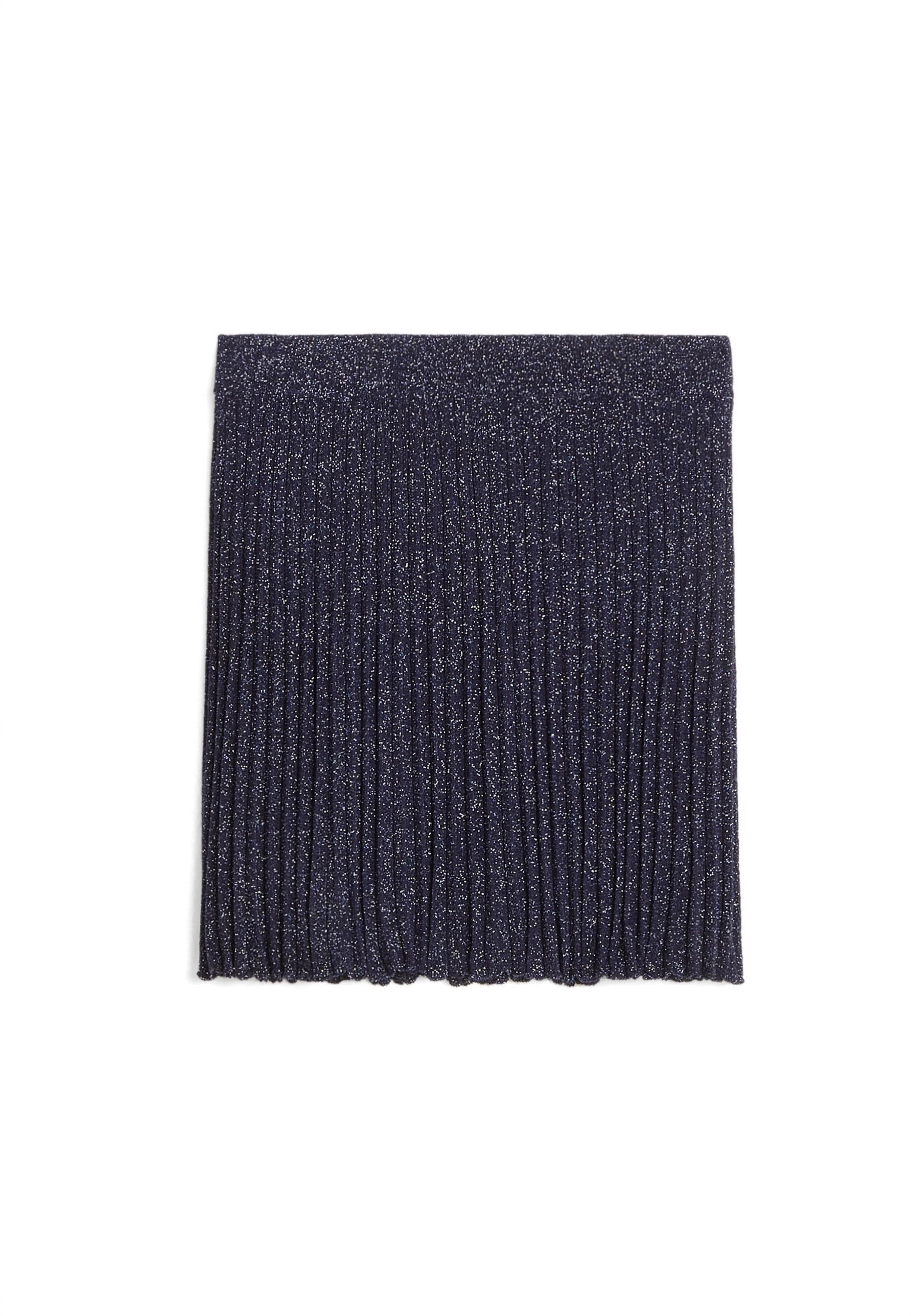 Short skirt in lurex knit RODIER Blue