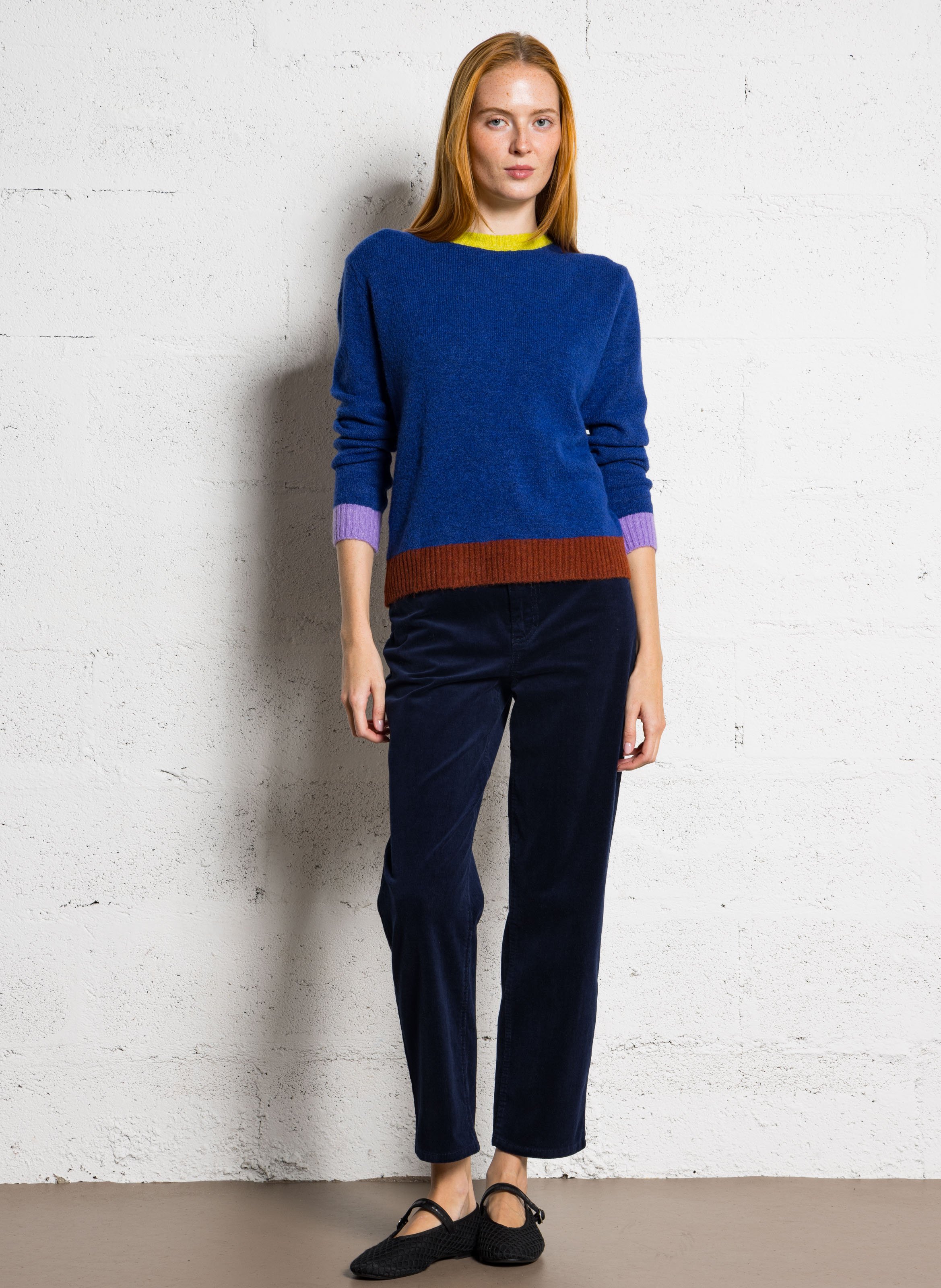 Cotton-blend bucket hat BENSIMON Blue