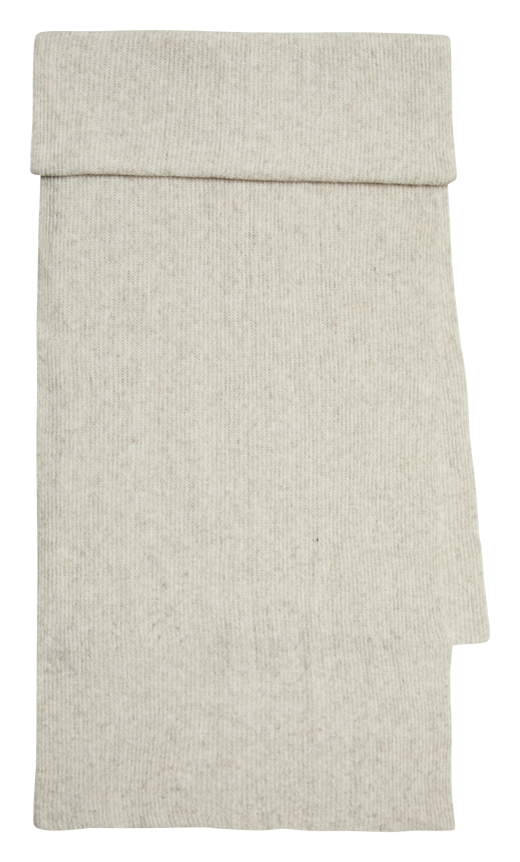 Ribbed knit scarf PIECES Grey