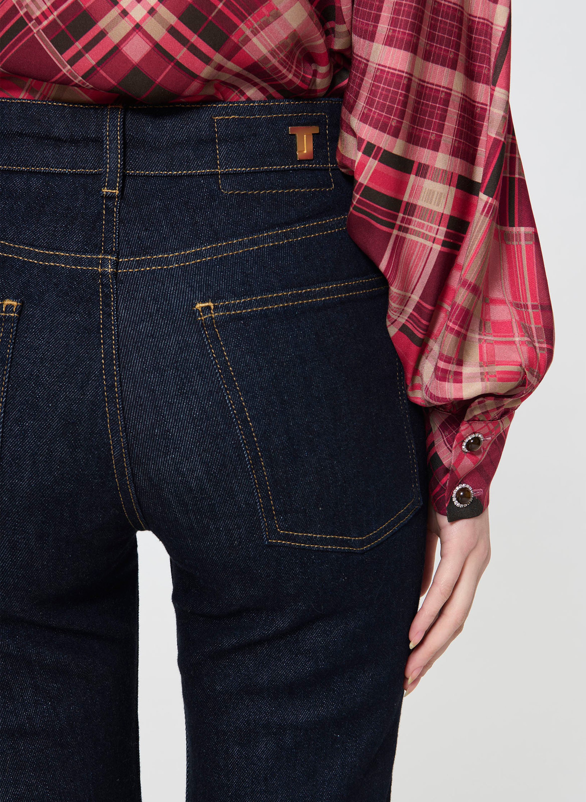 Jeans dritti TARA JARMON Blu