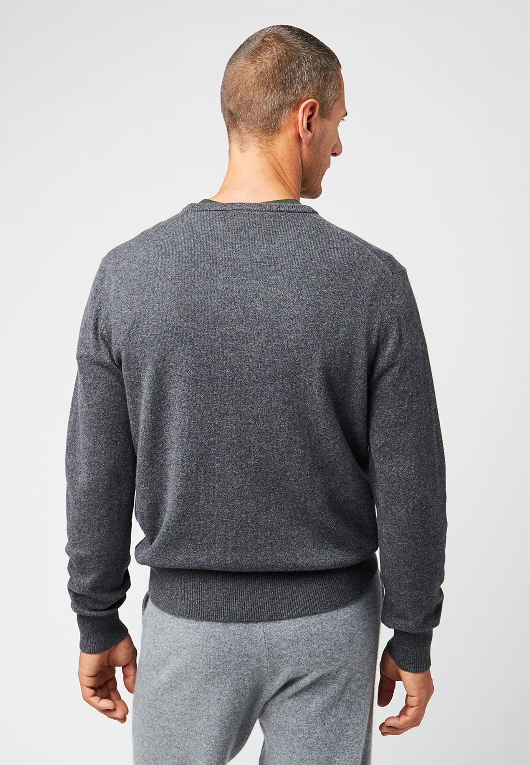 Pull homme col rond cachemire RODIER Gris