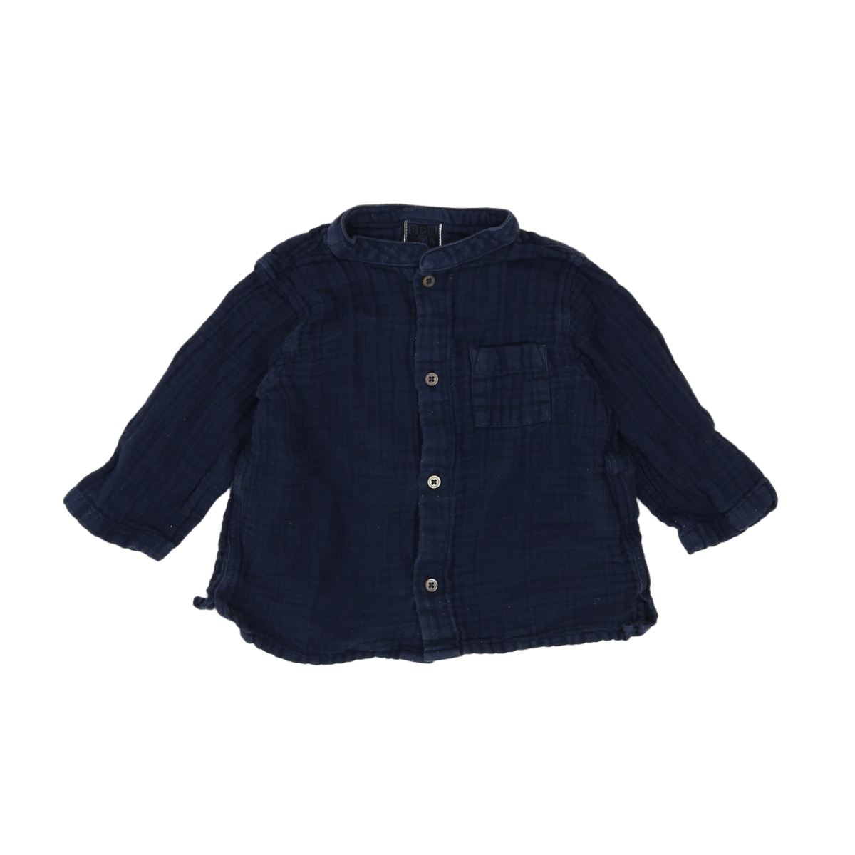Blue baby shirt - 6 months BONPOINT - Seconde Main Blue