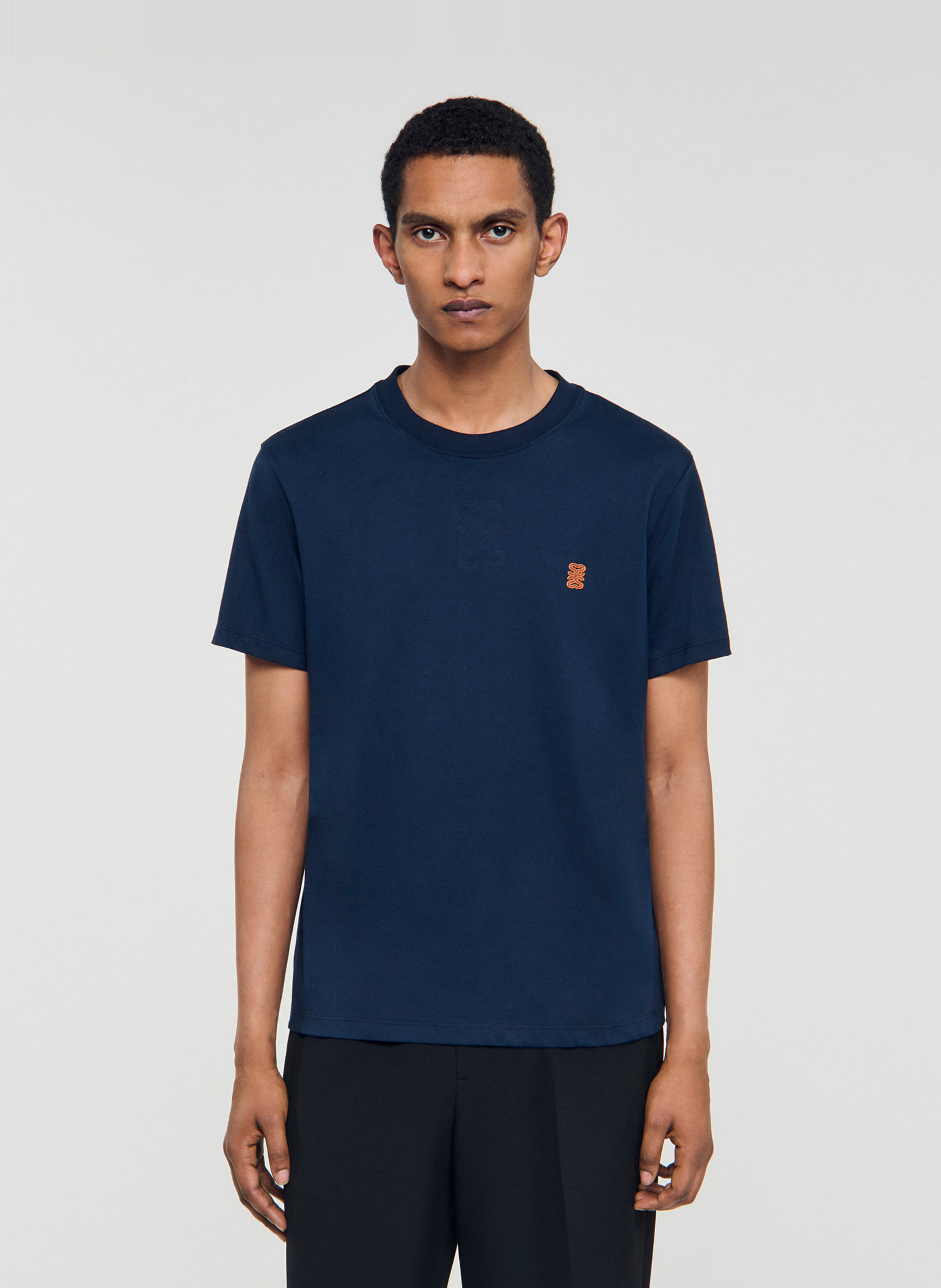 Camiliday round-neck sleeveless cotton top SANDRO