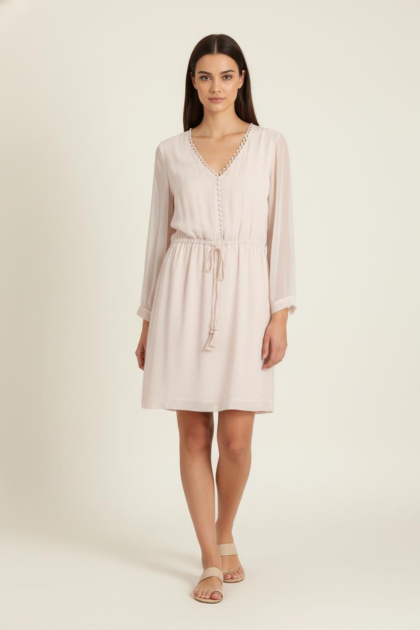 Short & Midi Dress STELLA FOREST - SECONDE MAIN Beige