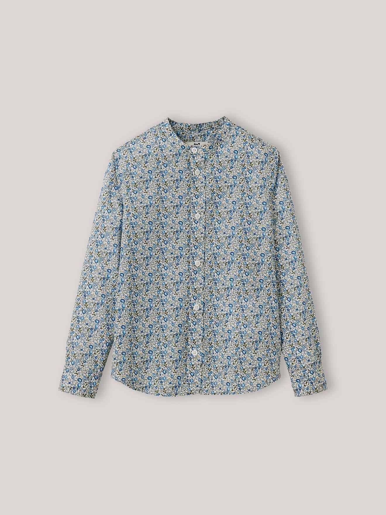 Liberty fabric shirt - parties and CYRILLUS Blue
