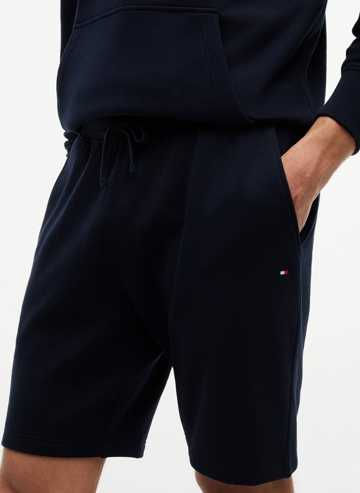 Bestickte Baumwoll-Jogginghose TOMMY HILFIGER Blau