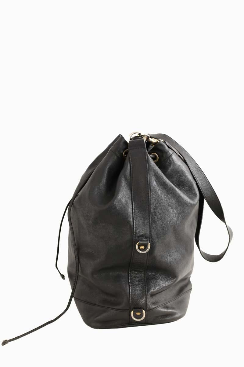 Sac seau LONGCHAMP - Seconde Main Noir