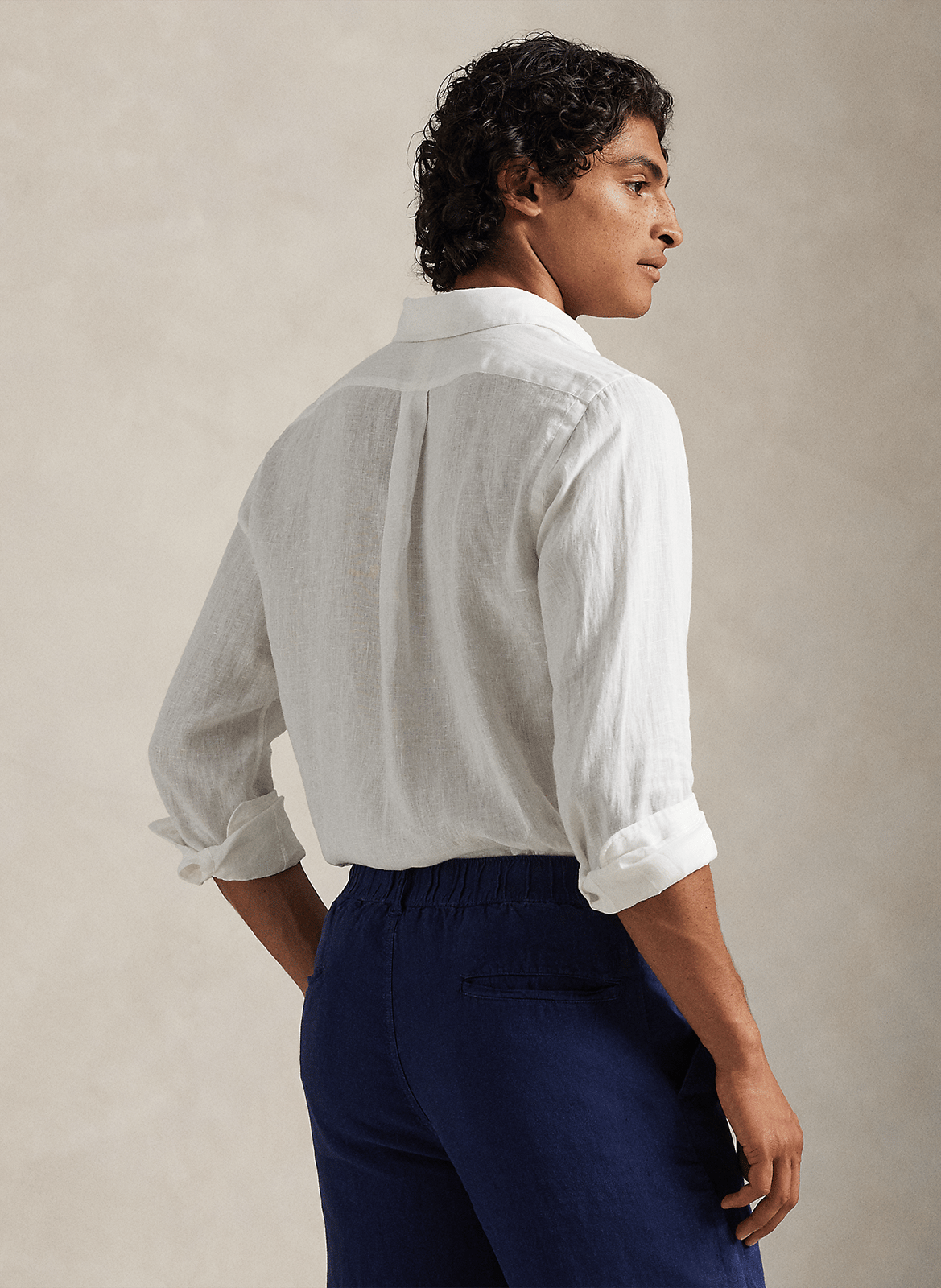 Linnen, regular fit overhemd POLO RALPH LAUREN Wit