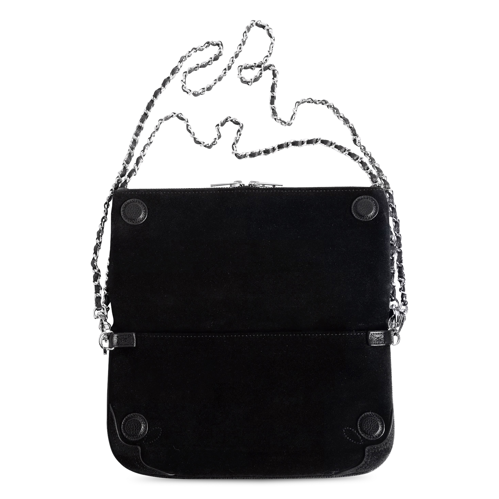 Leder-Umhängetasche ZADIG&VOLTAIRE Schwarz