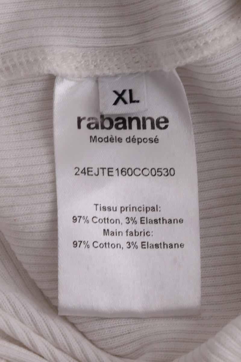 Azawood sleeveless top PACO RABANNE - Seconde Main White