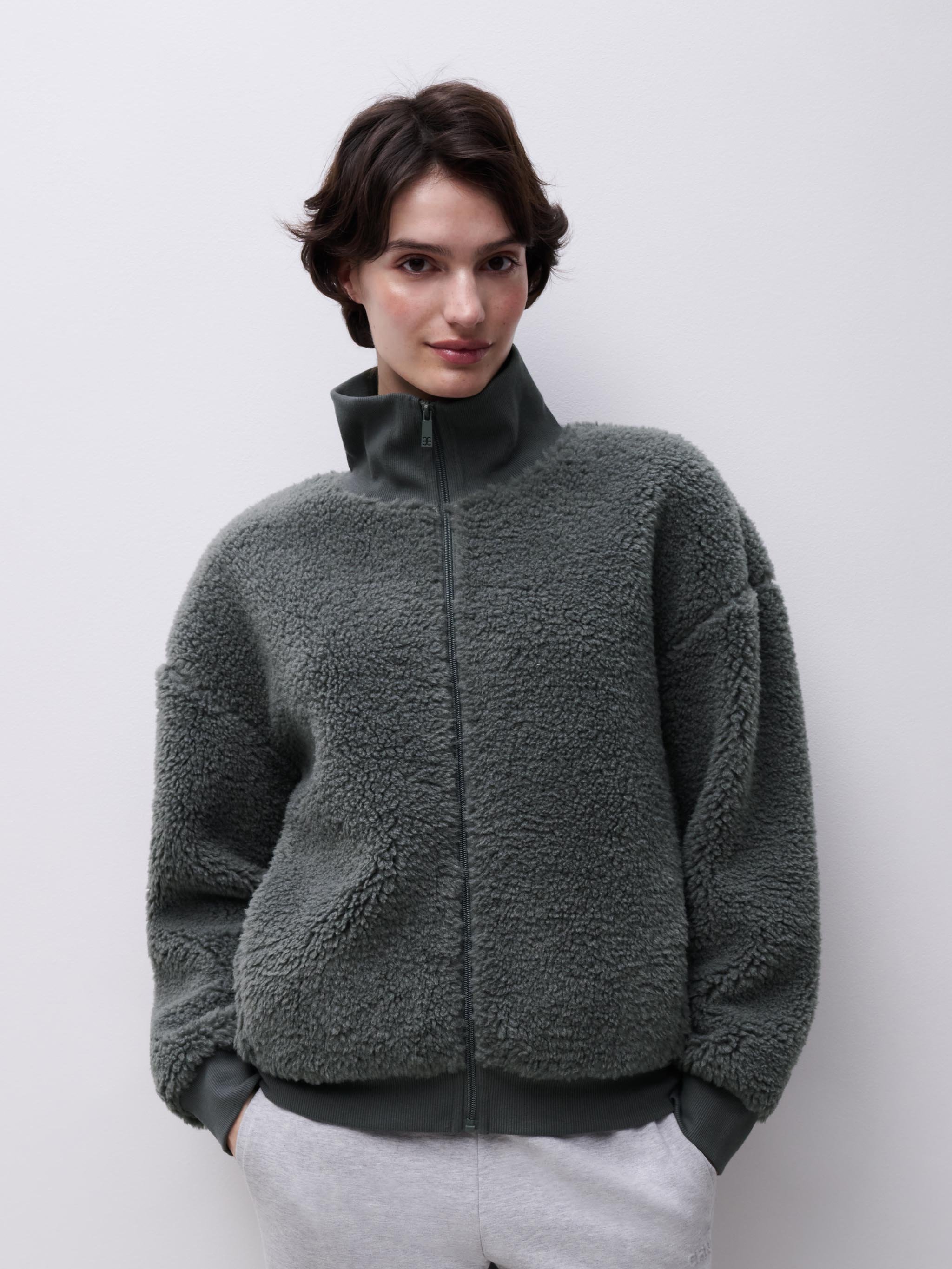 Fleece jacket CHANTELLE Grey