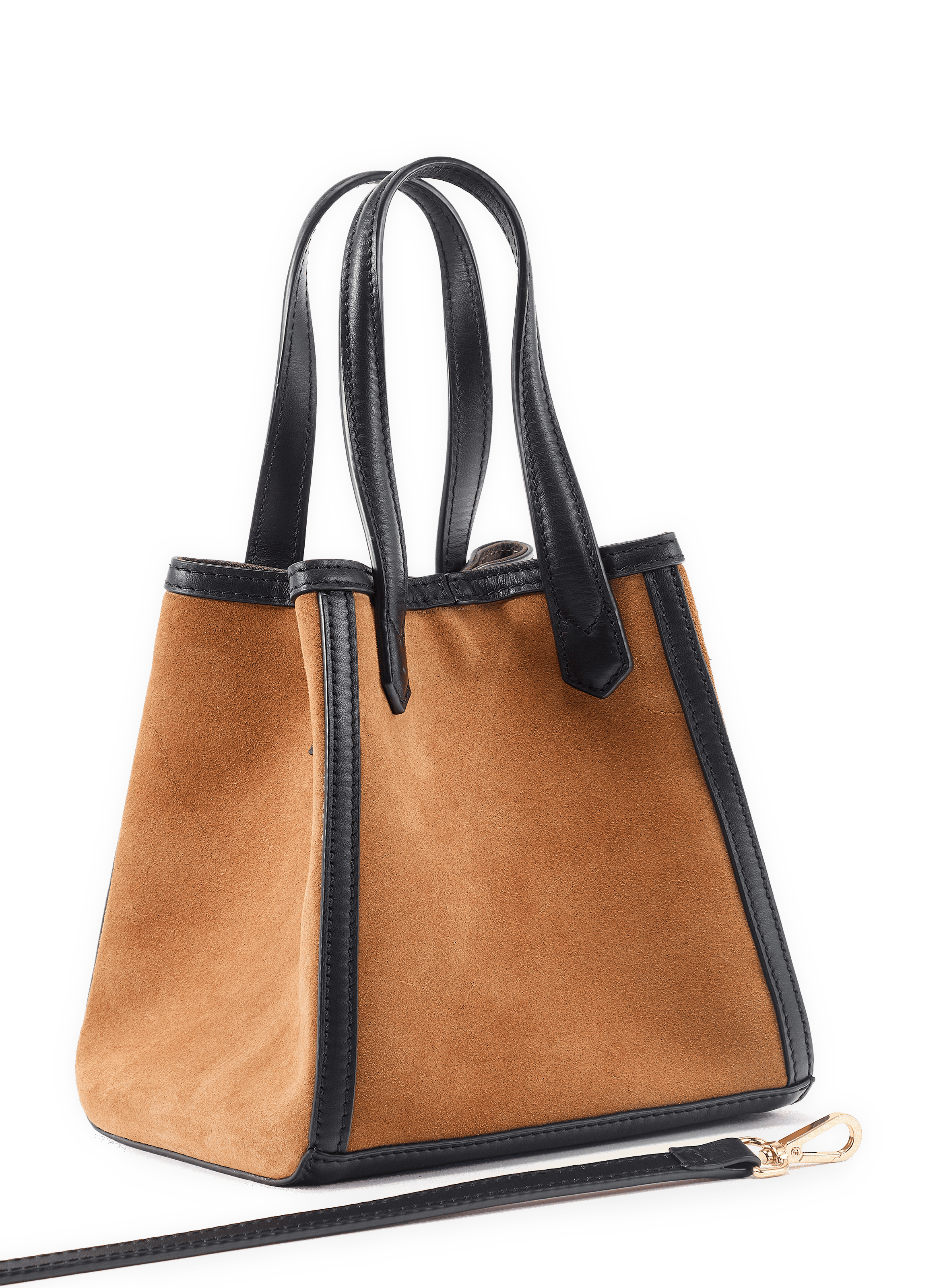 Enzobino leather crossbody bag in enzobino leather. SAISON 1865 Brown