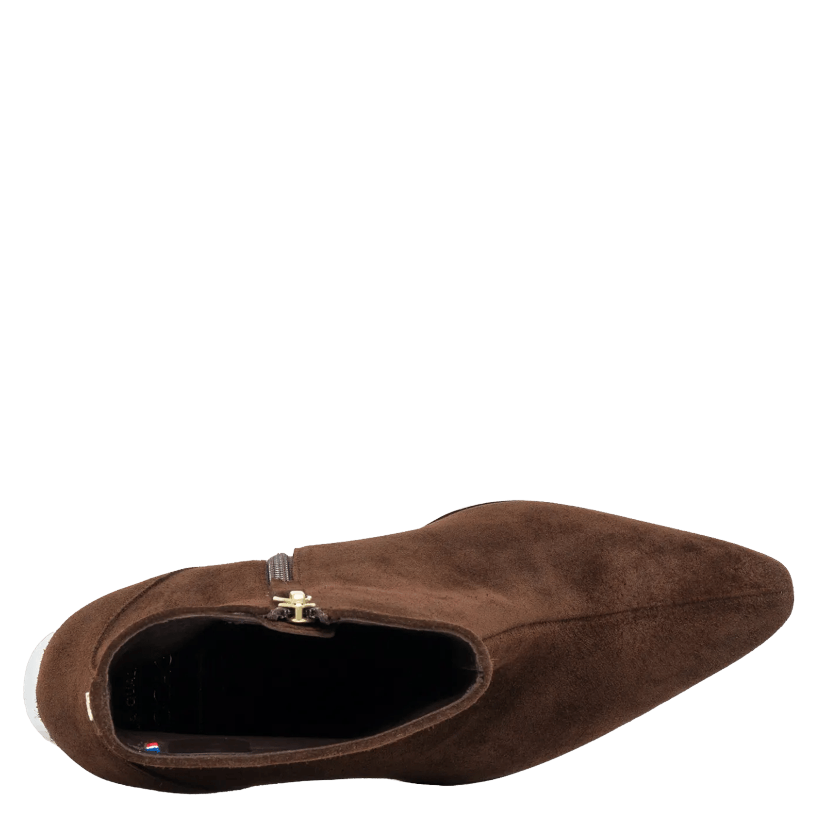 Spitze Lederstiefeletten | Braun BOCAGE Damen