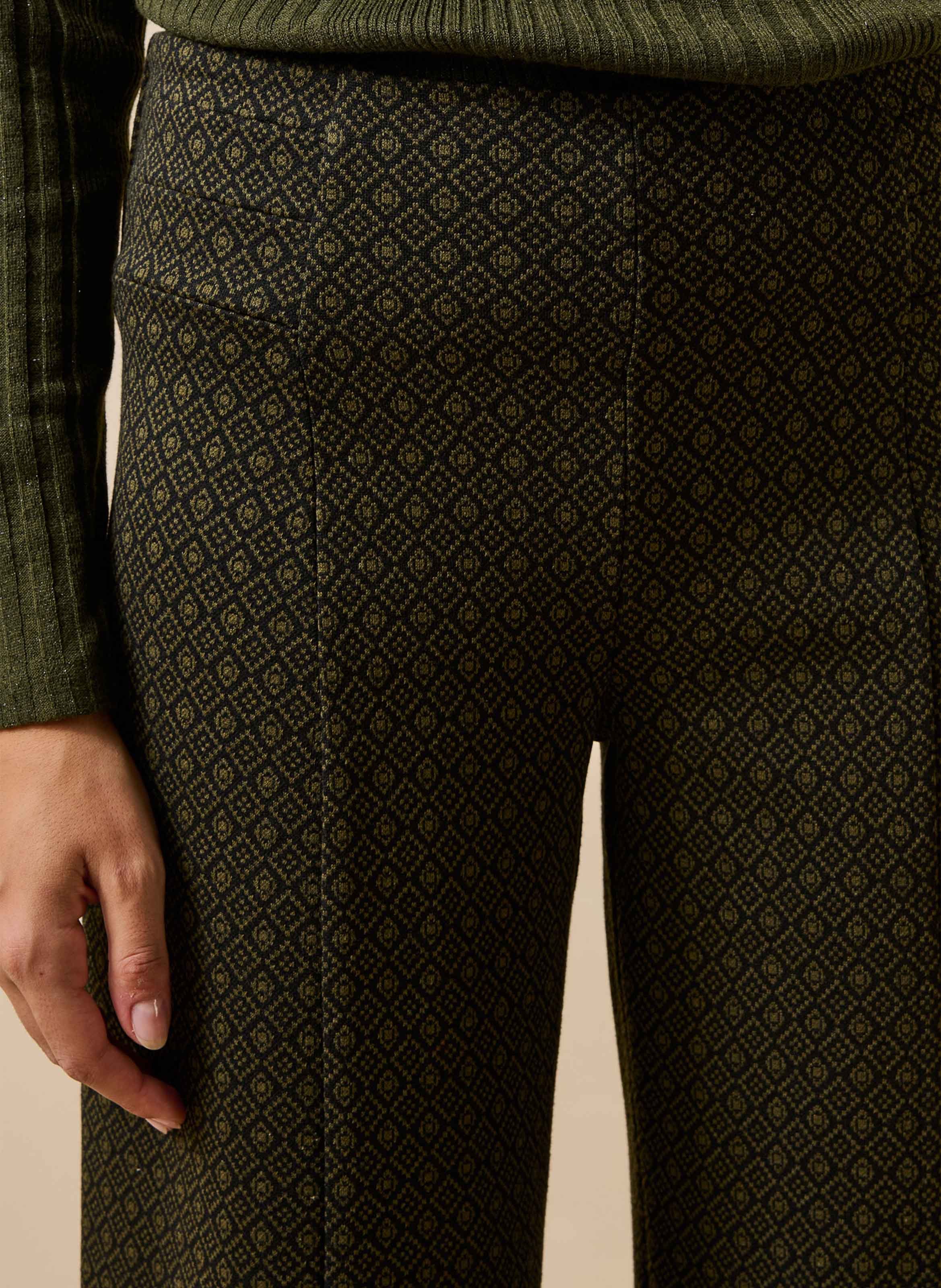Pantalón ancho estampado LA FEE MARABOUTEE Verde
