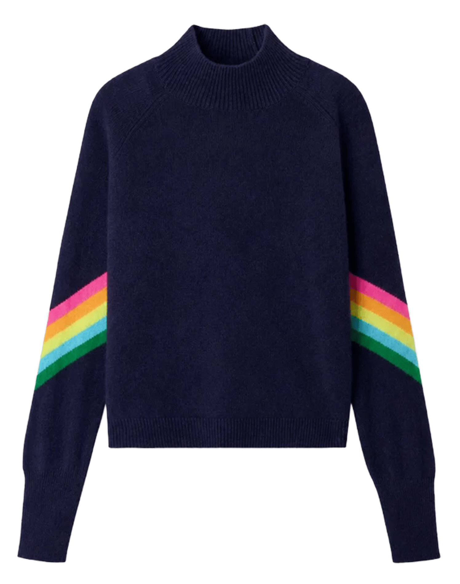 Pull droit en cachemire FROM FUTURE Bleu