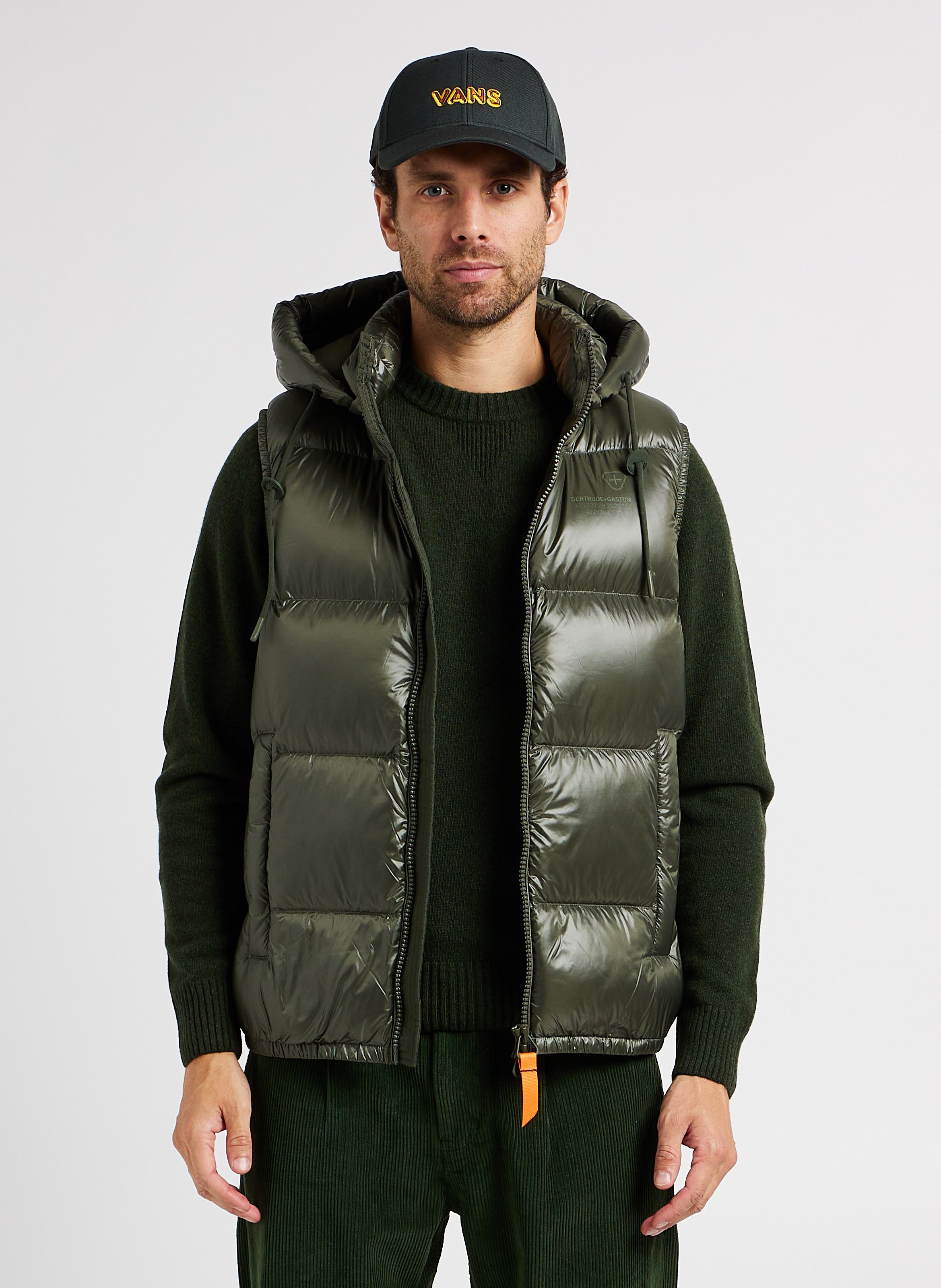 Vert Quilted down jacket with hood