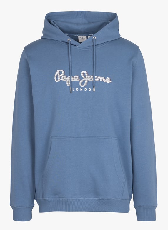 Sweat en coton Bleu
