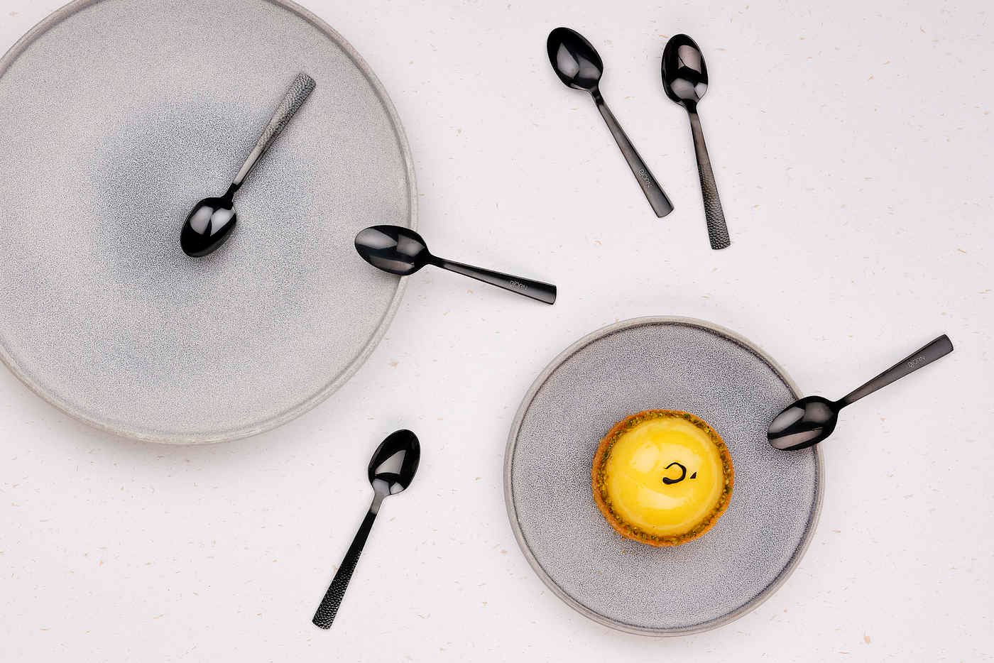 Finn - black set of 6 teaspoons BJORN Black