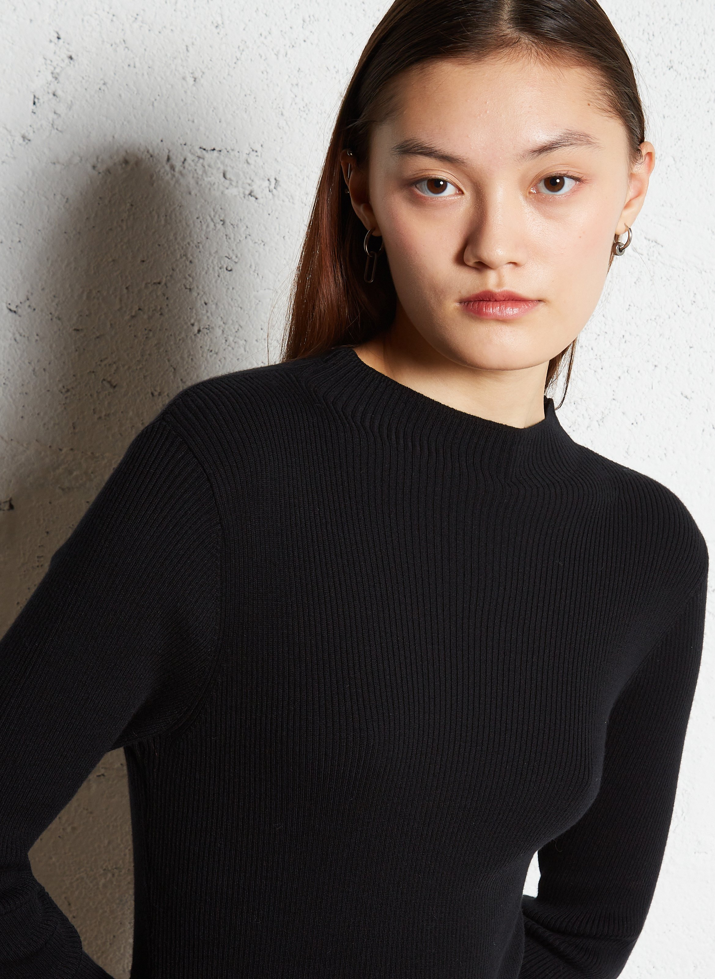 Robe midi plissée MAISON 123 Noir