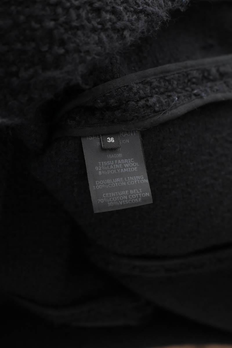 Voile and crochet dress ISABEL MARANT - Seconde Main Black