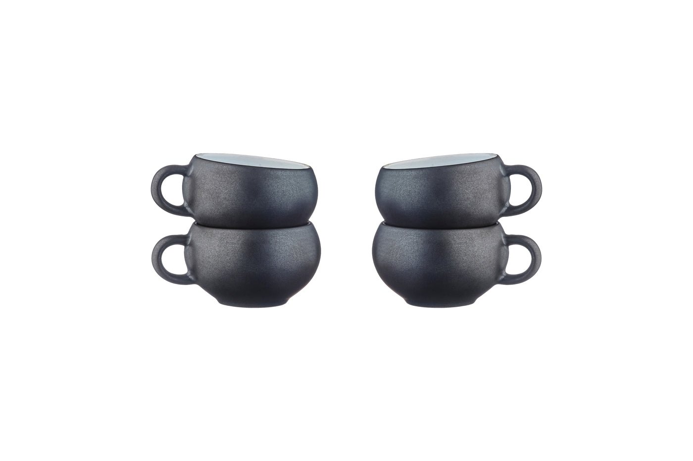 Gourmet Cup 12cl - 4 pieces - onyx BJORN Black