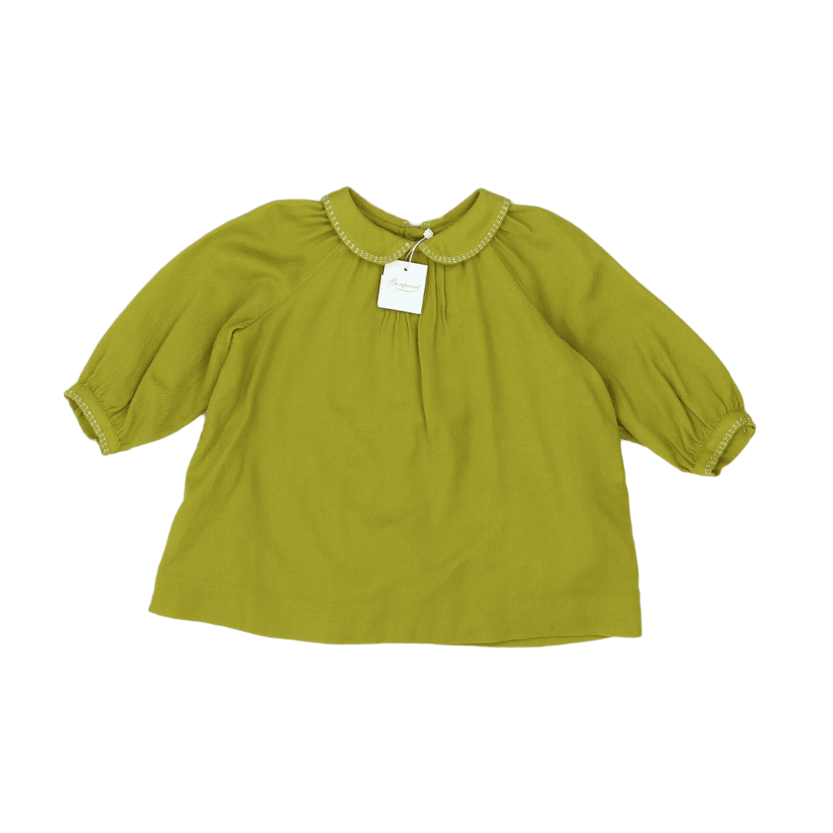 Green baby dress - 6 months BONPOINT - Seconde Main Green