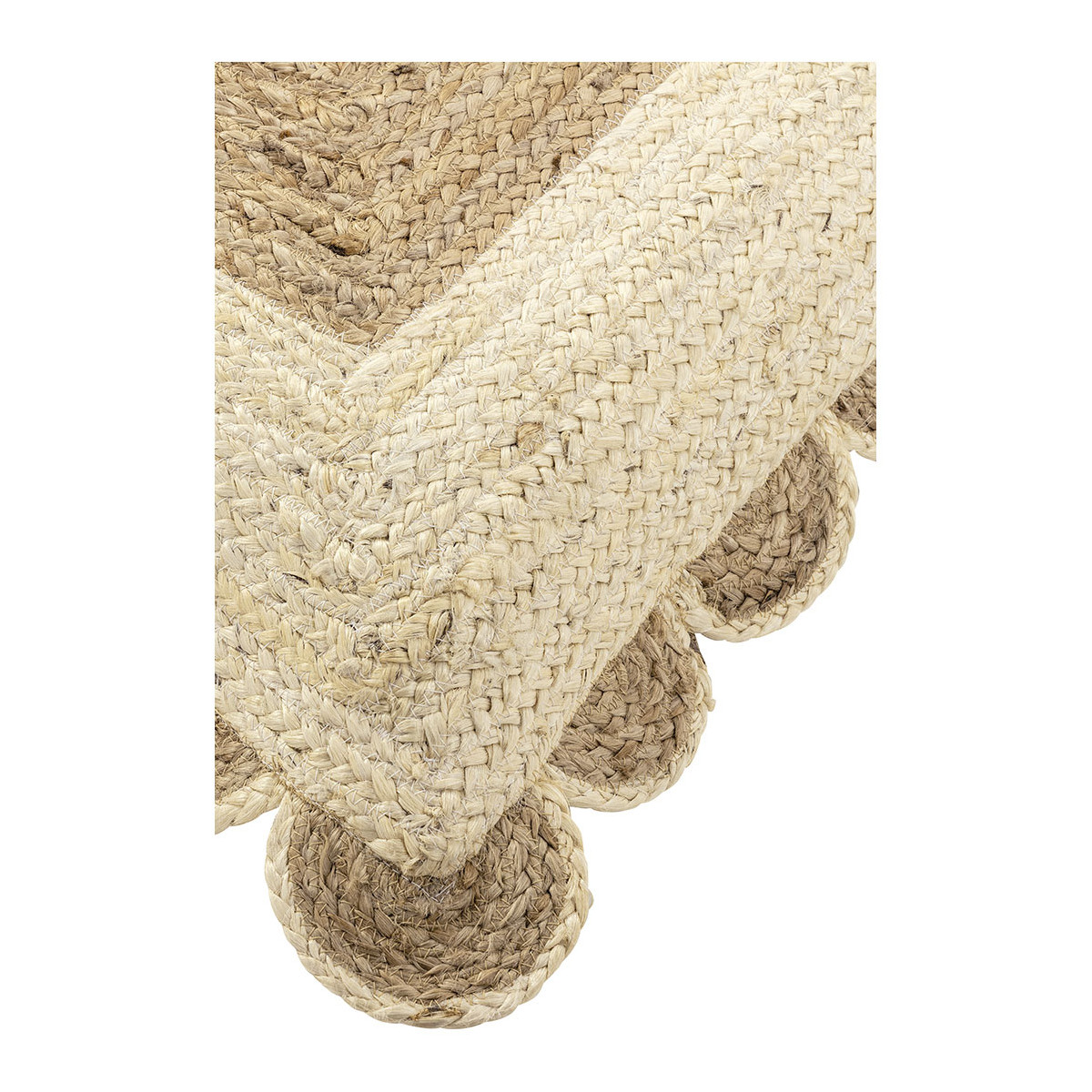 Enola jute cushion BLANC D'IVOIRE Beige