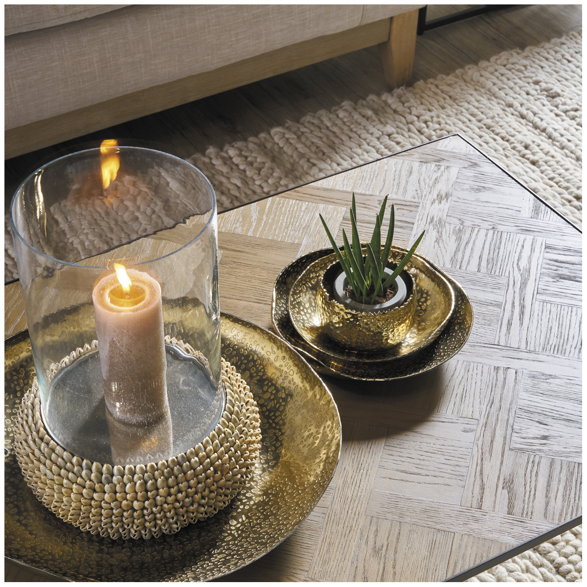 Dish BLANC D'IVOIRE Golden