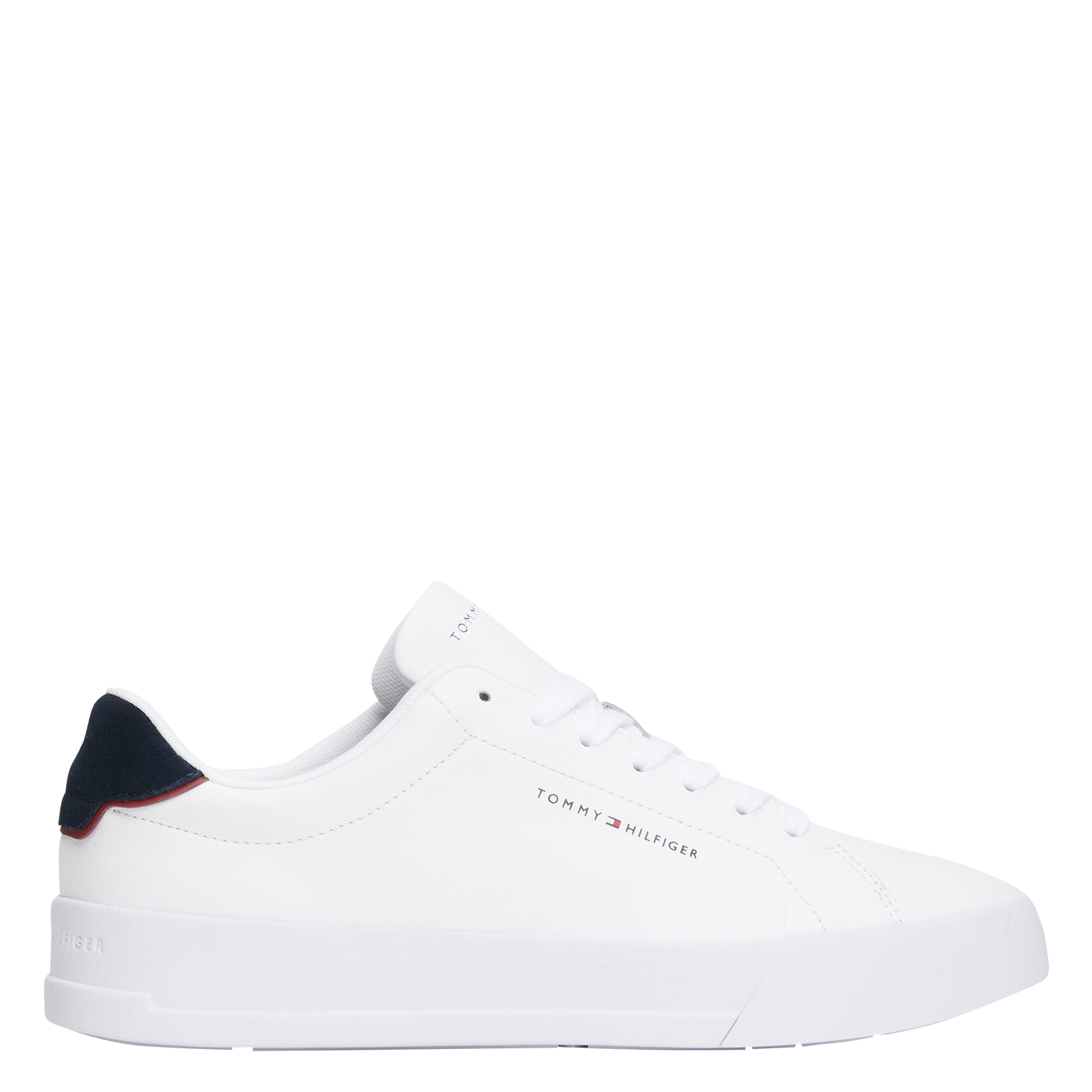 Baskets basses en cuir mélangé  White-desert sky