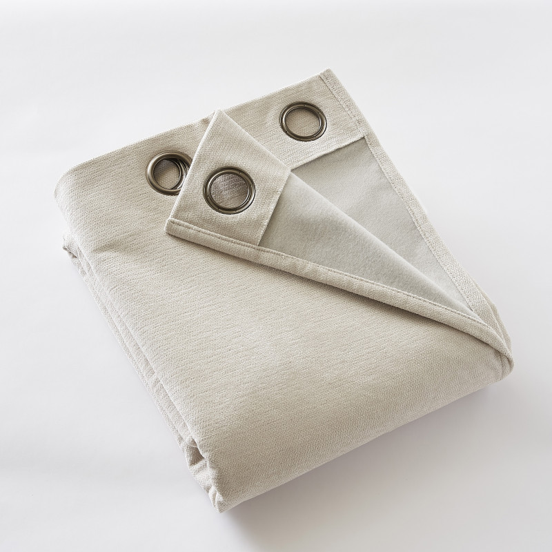 Blackout and Thermal Curtains L'EFFET PAPILLON Beige