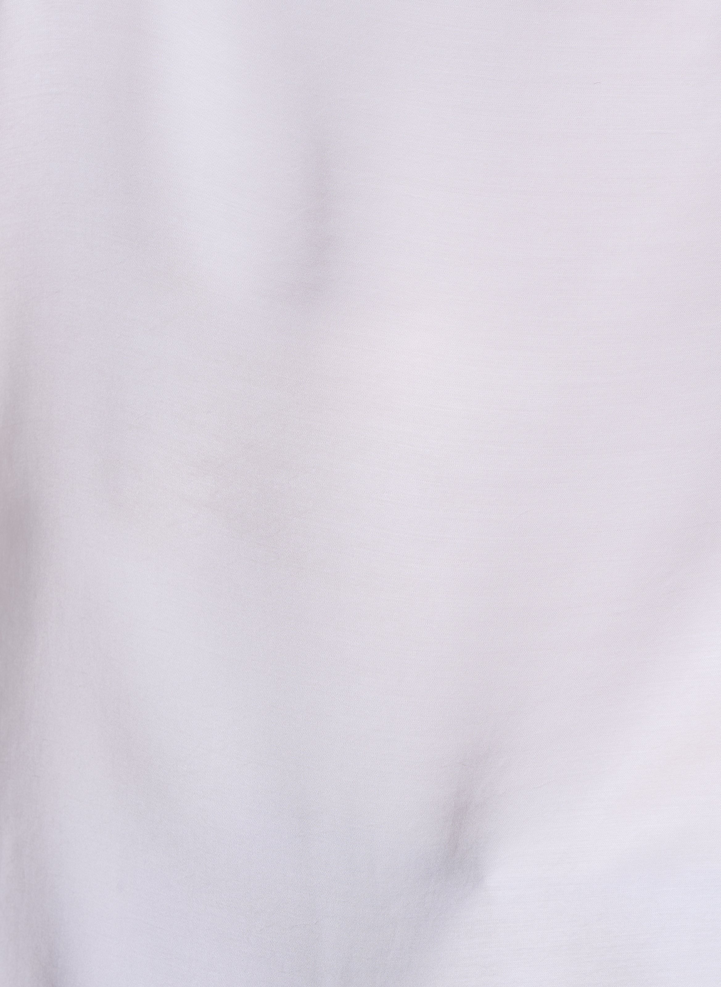 Loose fit boat neck satin top LA FEE MARABOUTEE White