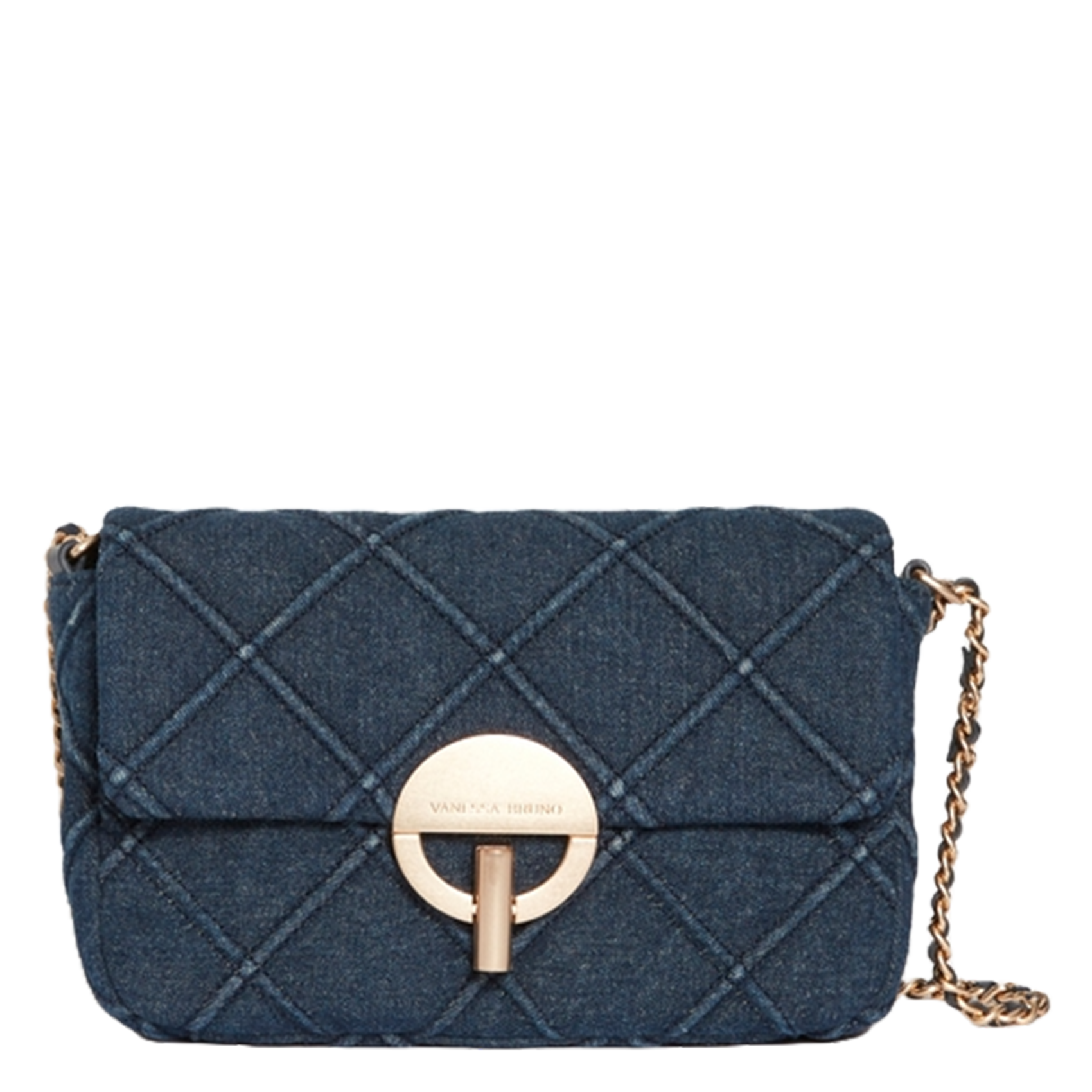 Cotton shoulder bag VANESSA BRUNO Blue