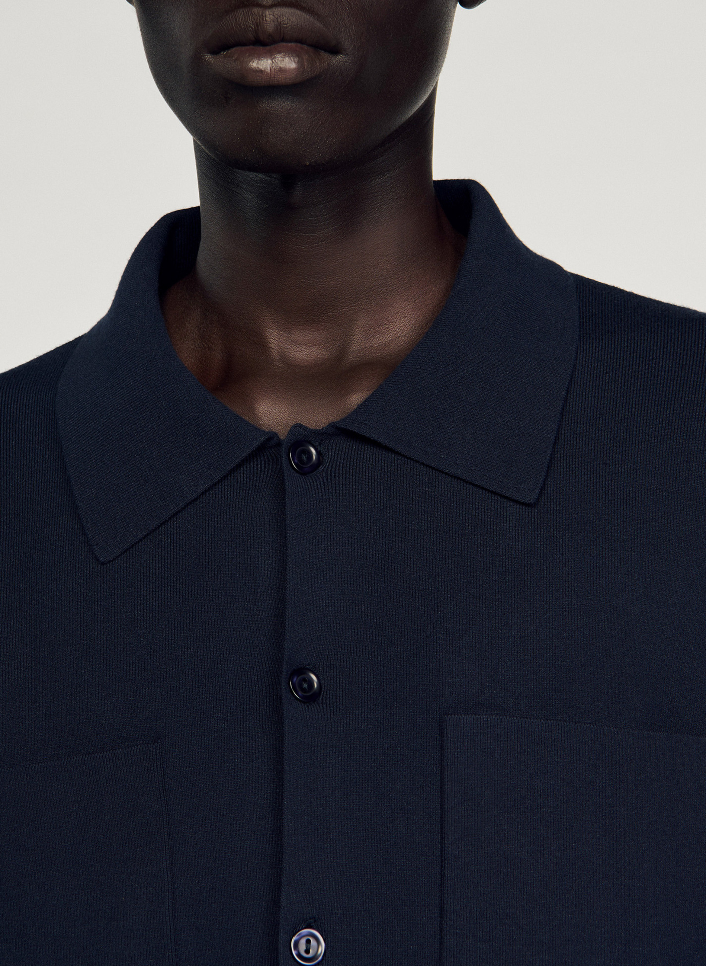 Vest met klassieke kraag SANDRO Blauw