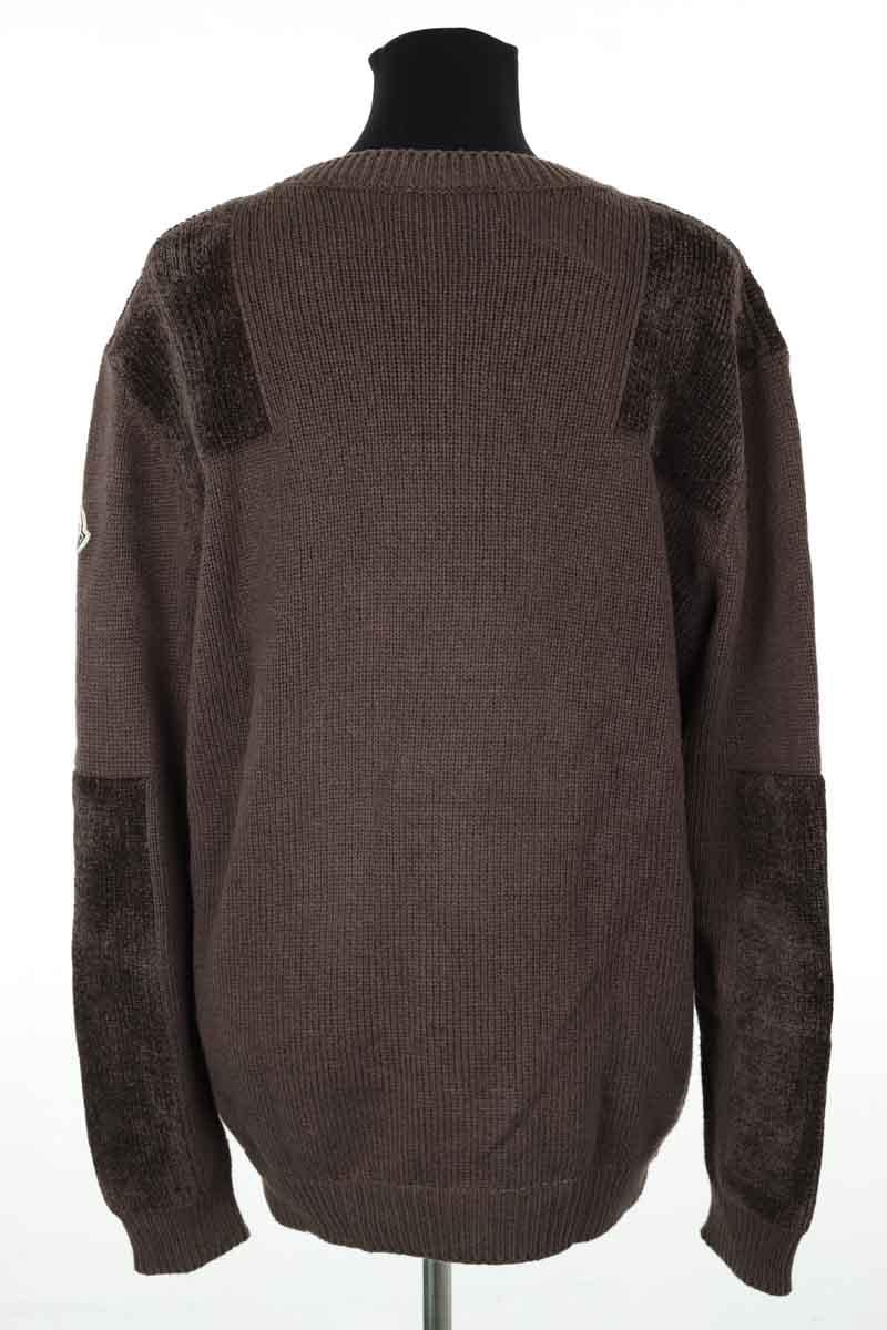Wool sweater MONCLER - Seconde Main Brown