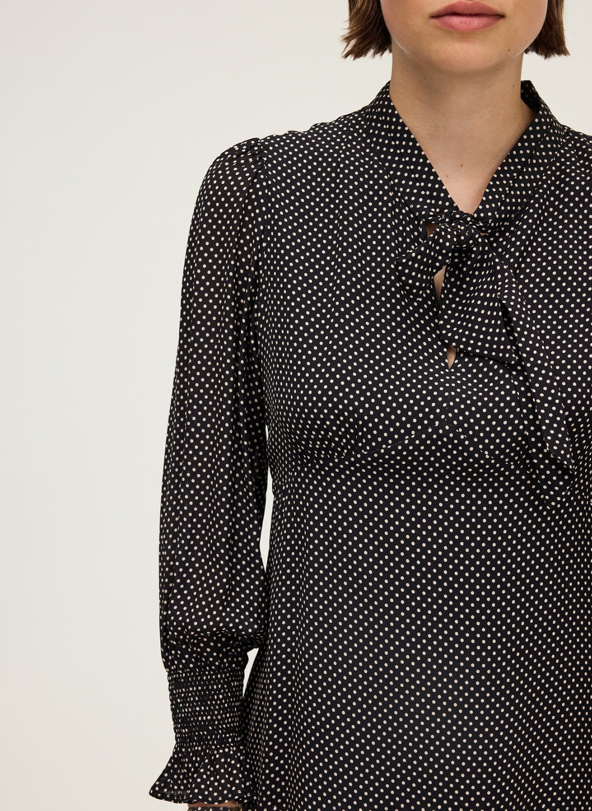 Robe courte imprimé PABLO Noir