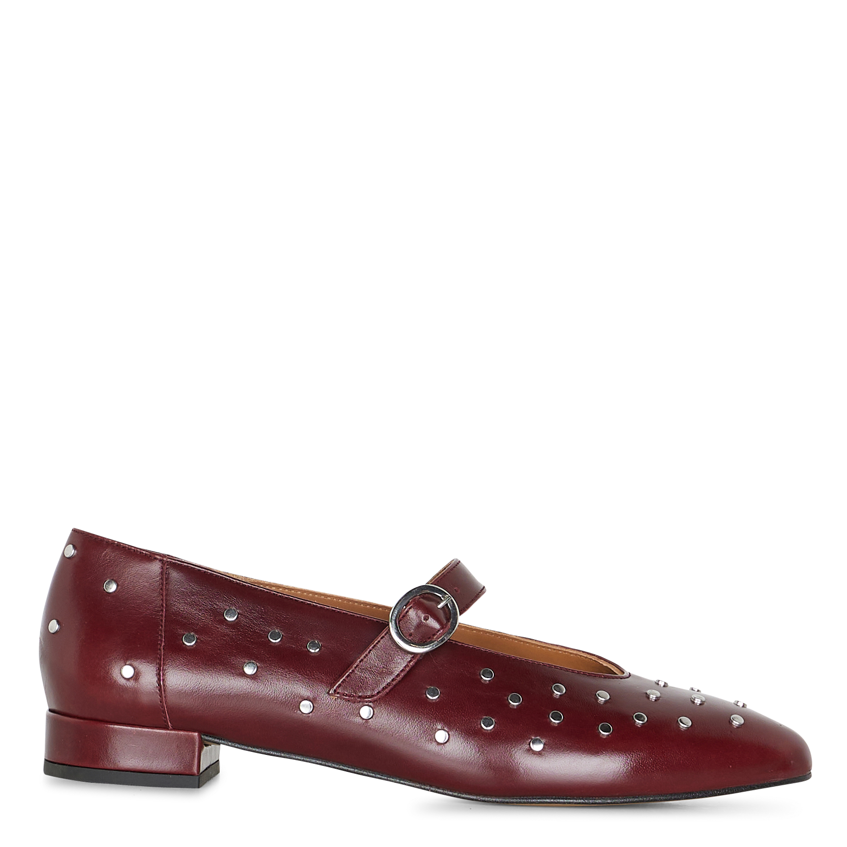 Ballet flats in printed suede leather MAISON TOUFET