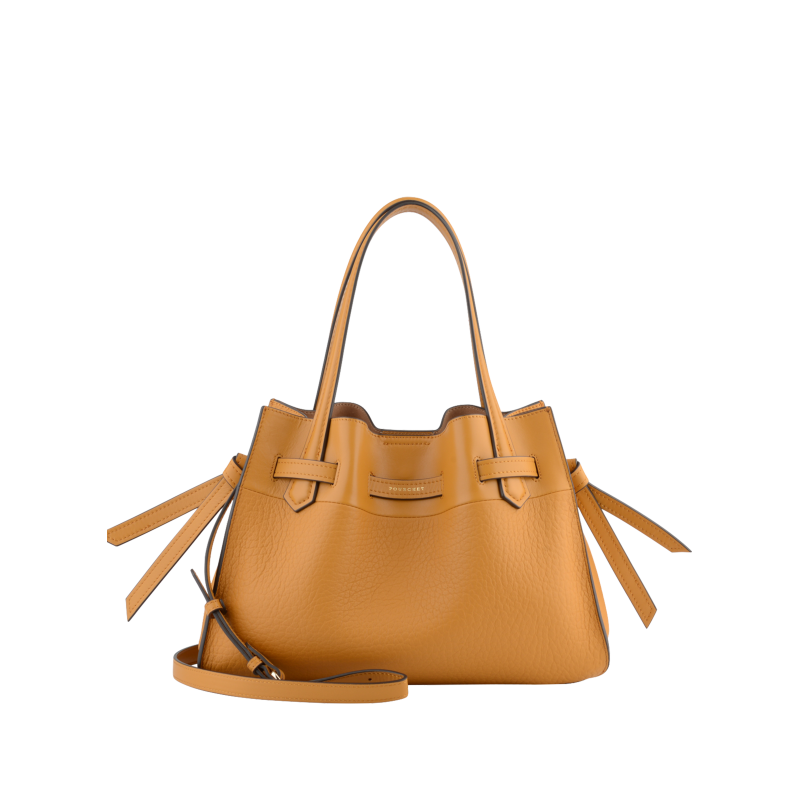 Handbag - cowhide leather POURCHET Red