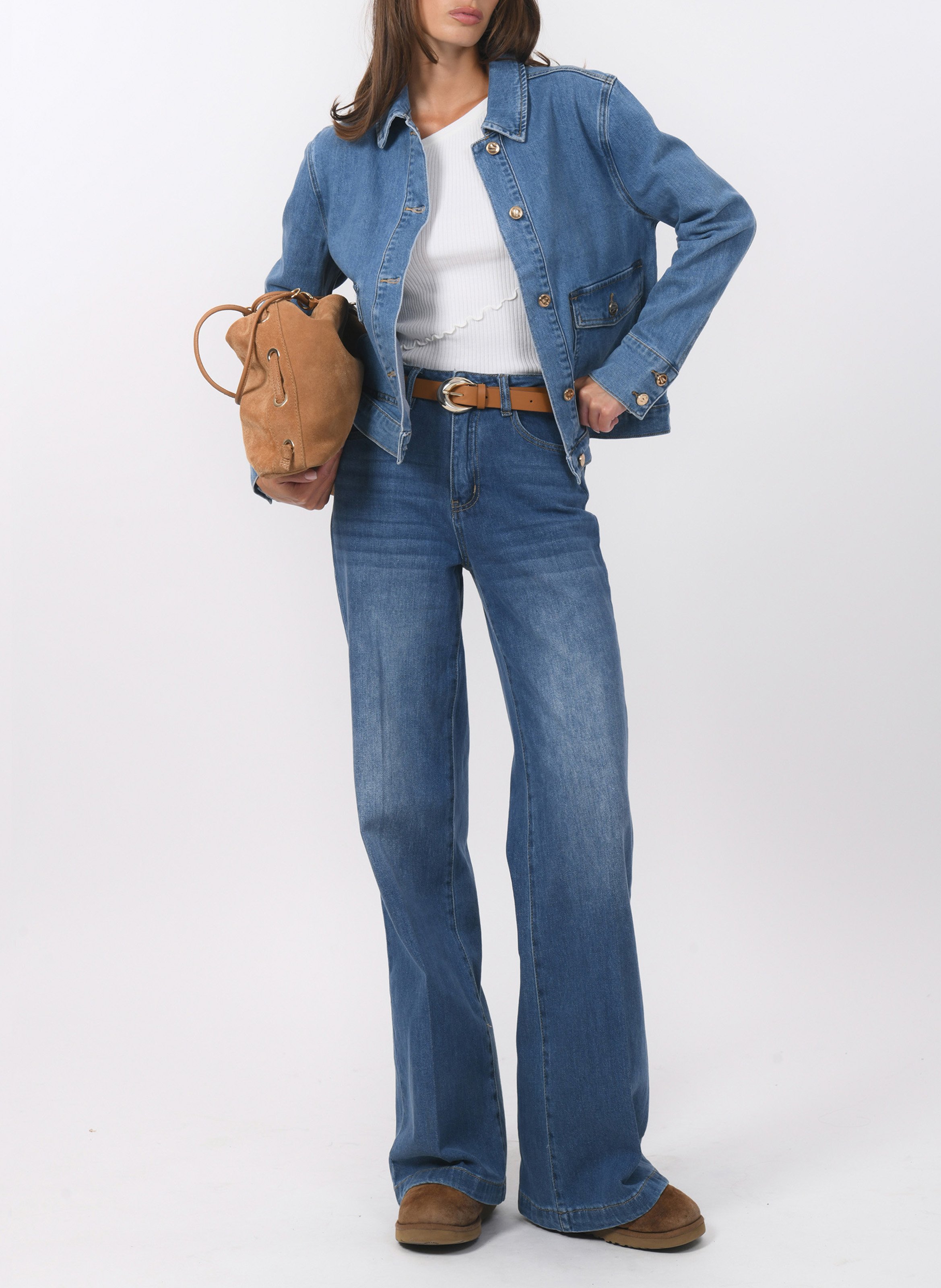 Jack van stretchkatoen KOOKAI Blauw