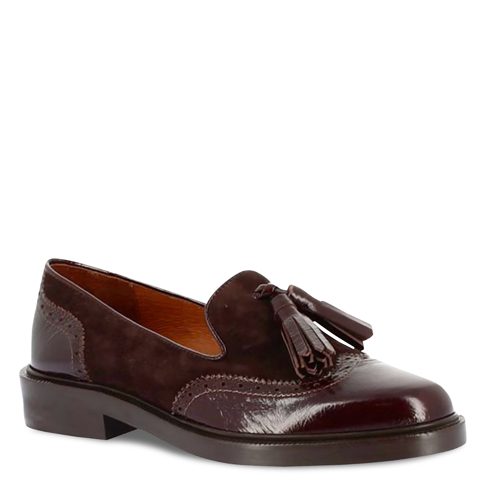 Gaylor patent leather moccasins JONAK Brown
