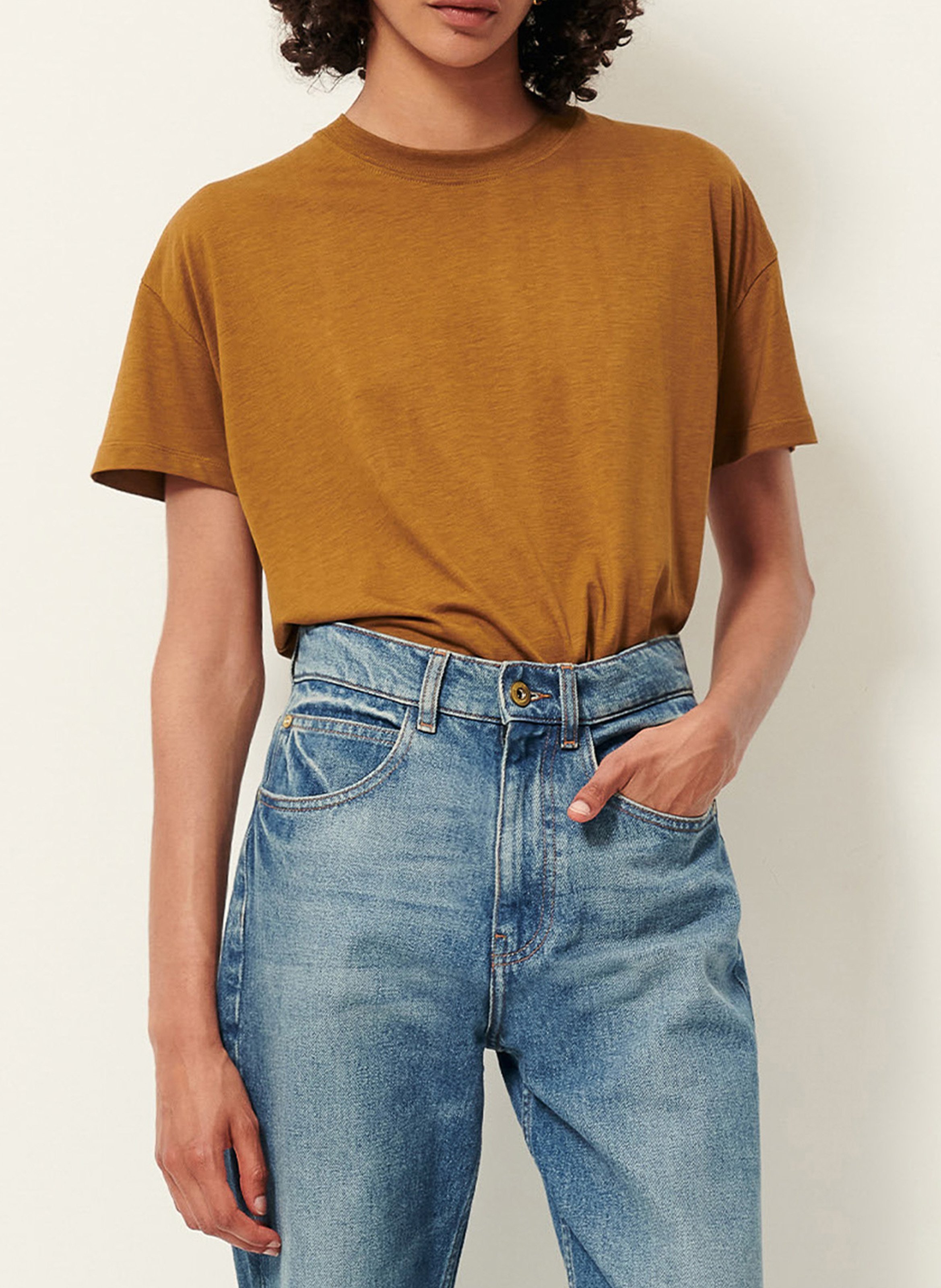 Round-neck oversized T-shirt SESSUN