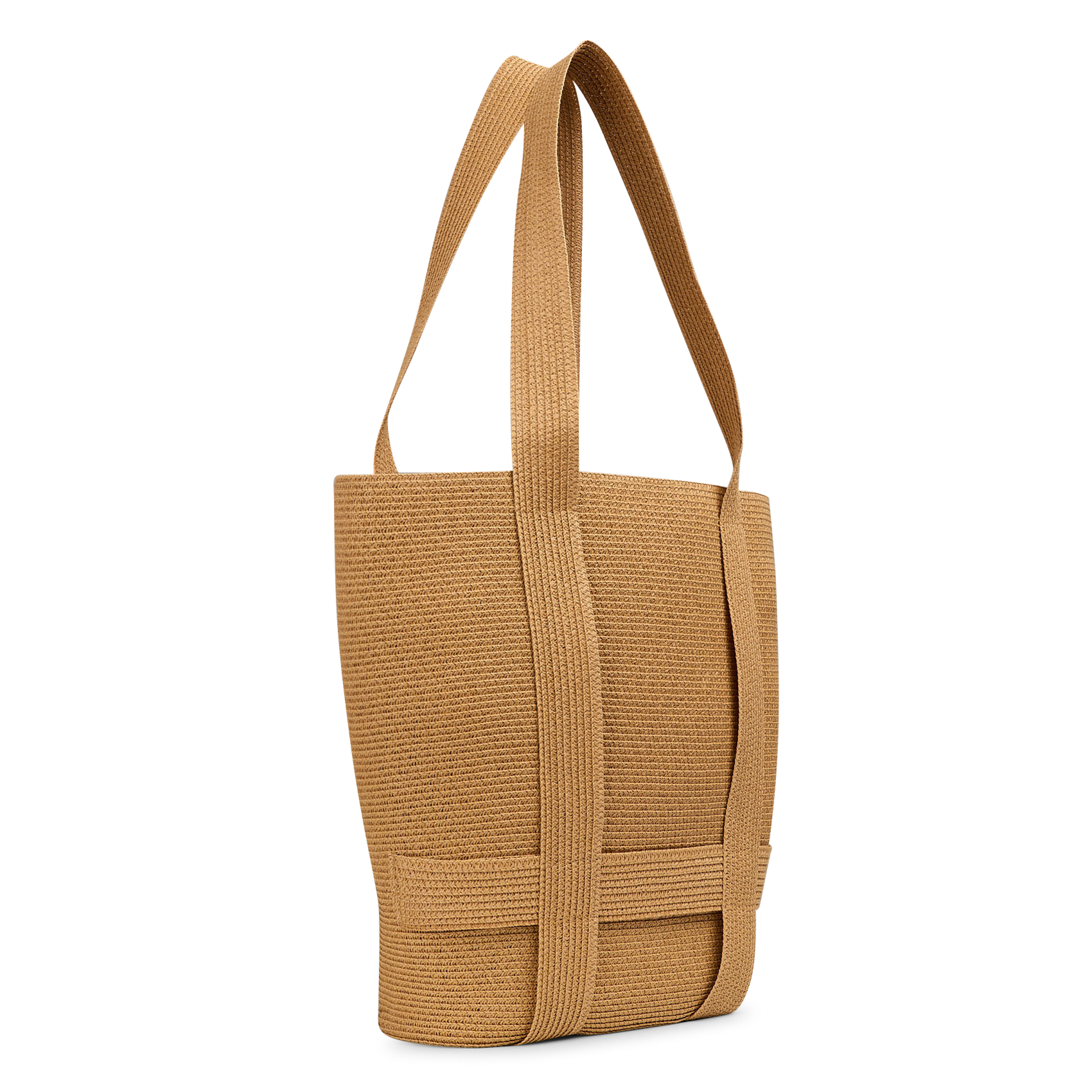 Sac cabas en paille LA FEE MARABOUTEE Beige