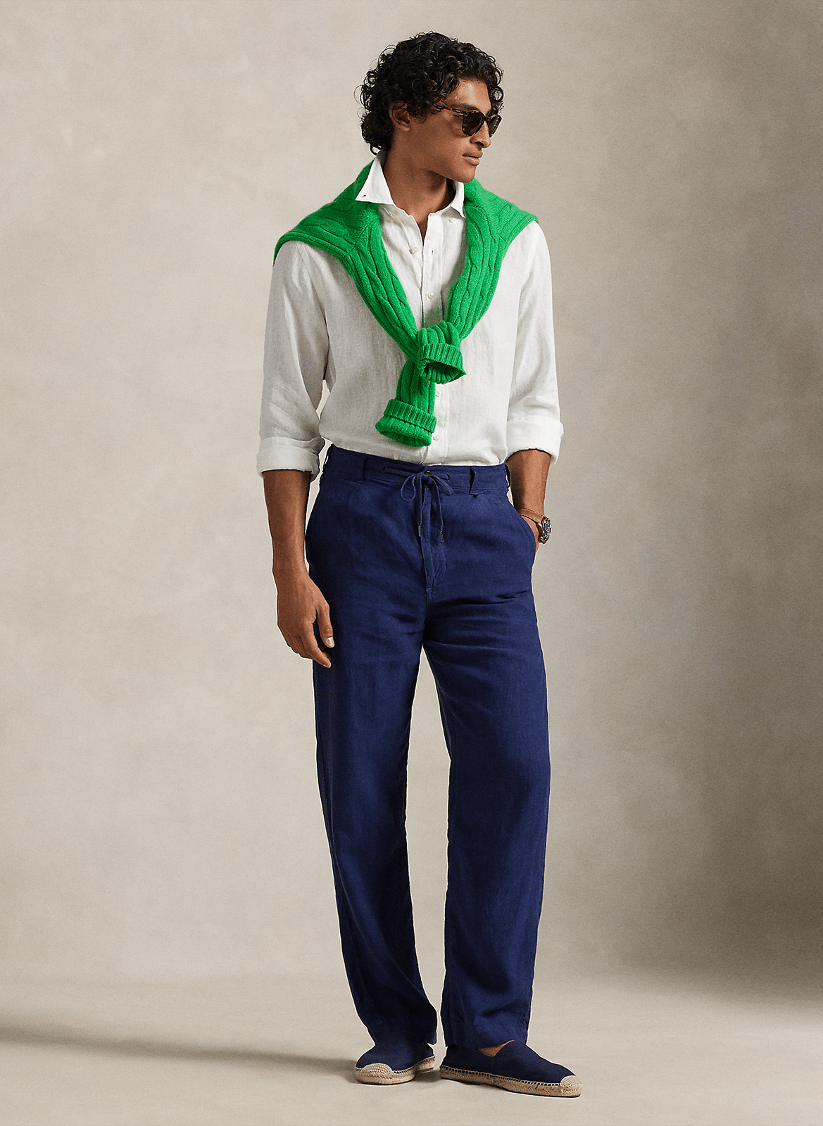 Linnen, regular fit overhemd POLO RALPH LAUREN Wit