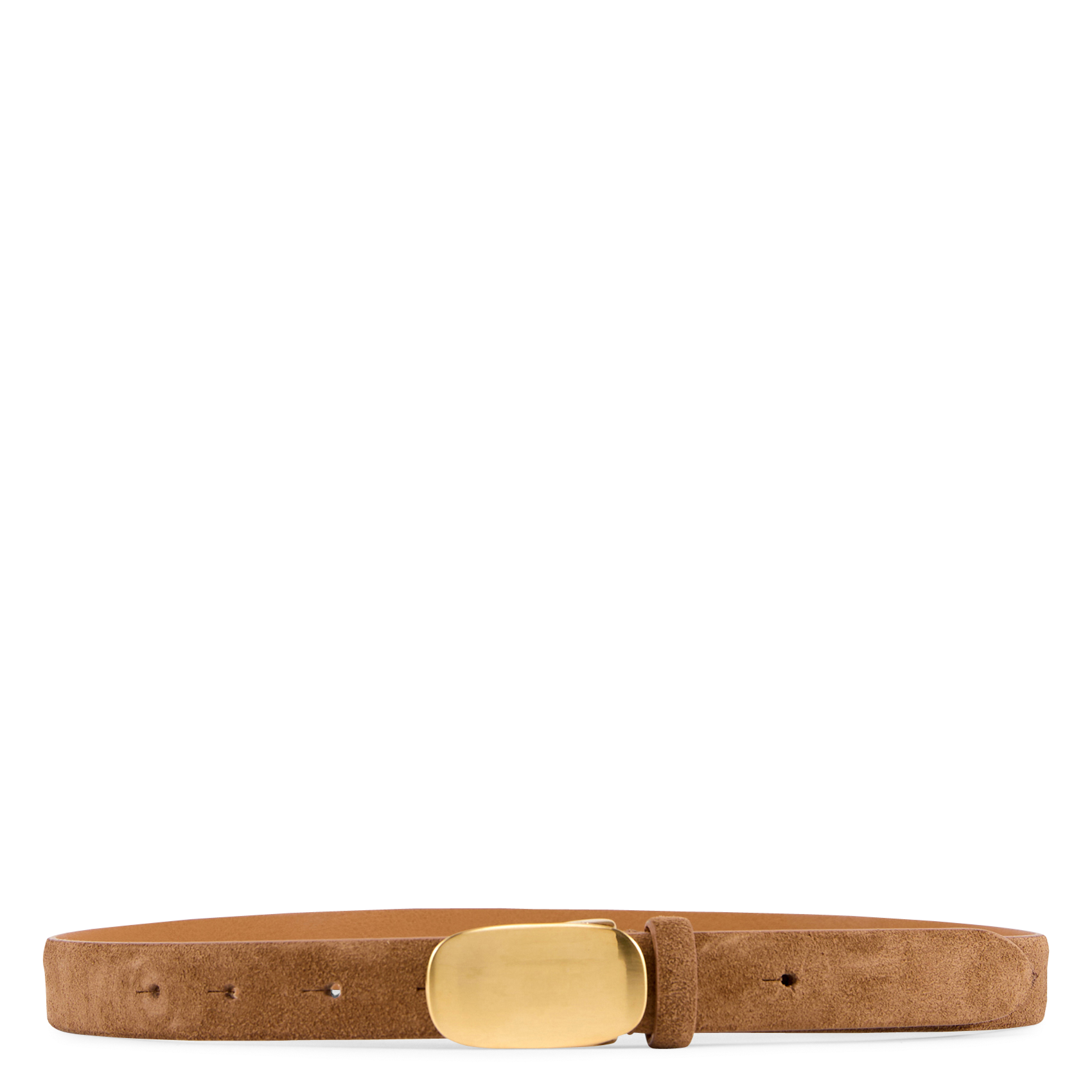 Ceinture en cuir velours SAISON 1865 Marron