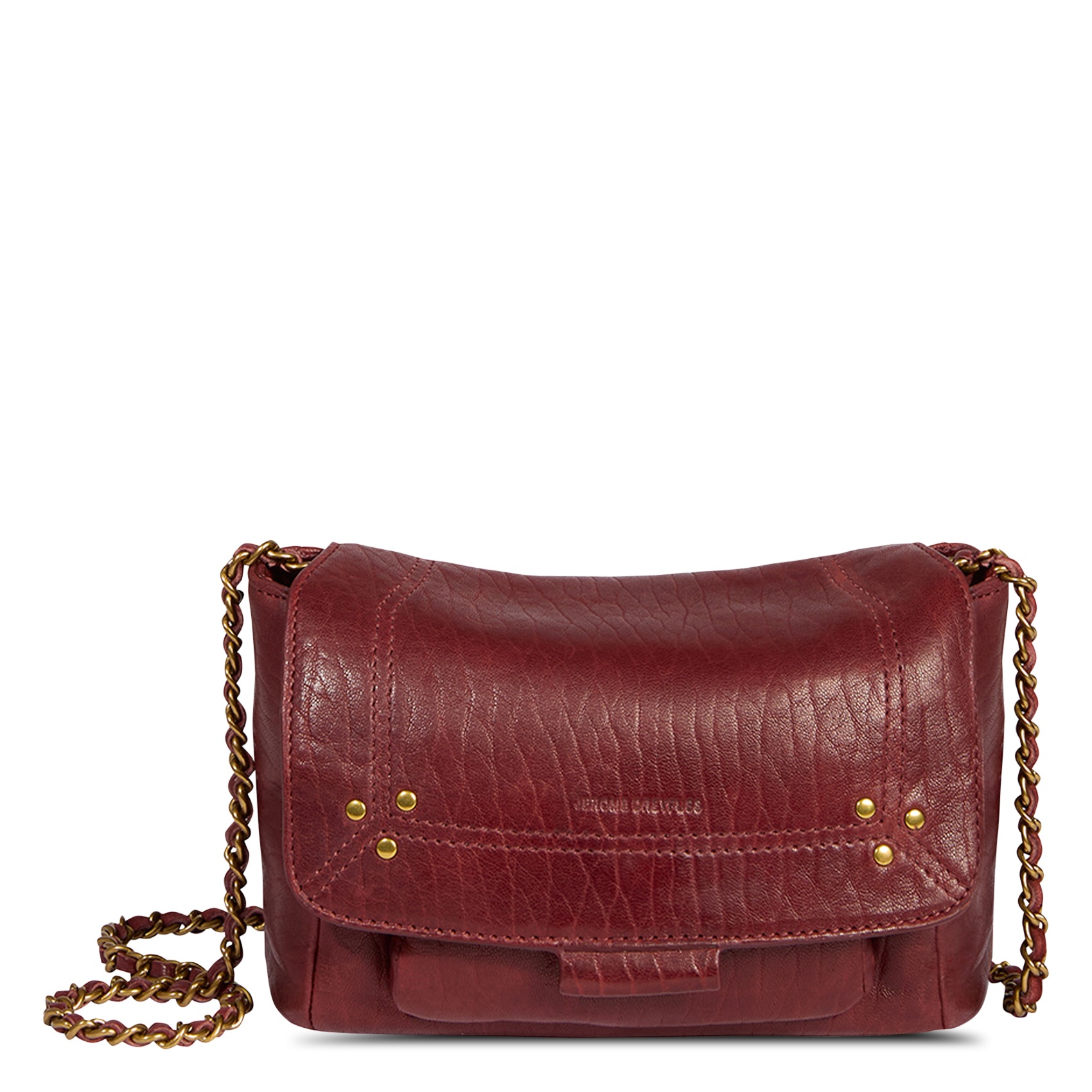 Sac bandoulière à rabat en cuir JEROME DREYFUSS
