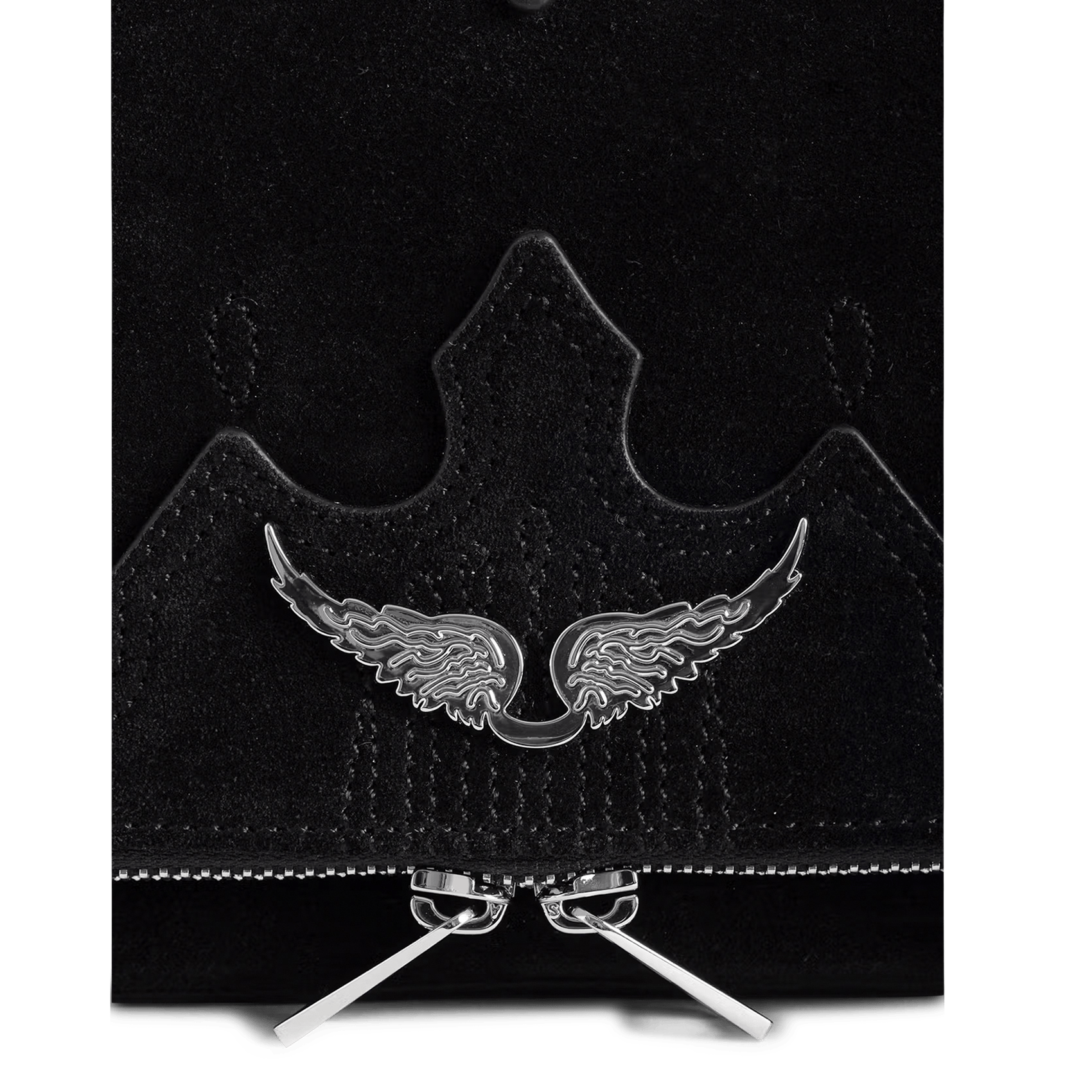 Leder-Umhängetasche ZADIG&VOLTAIRE Schwarz