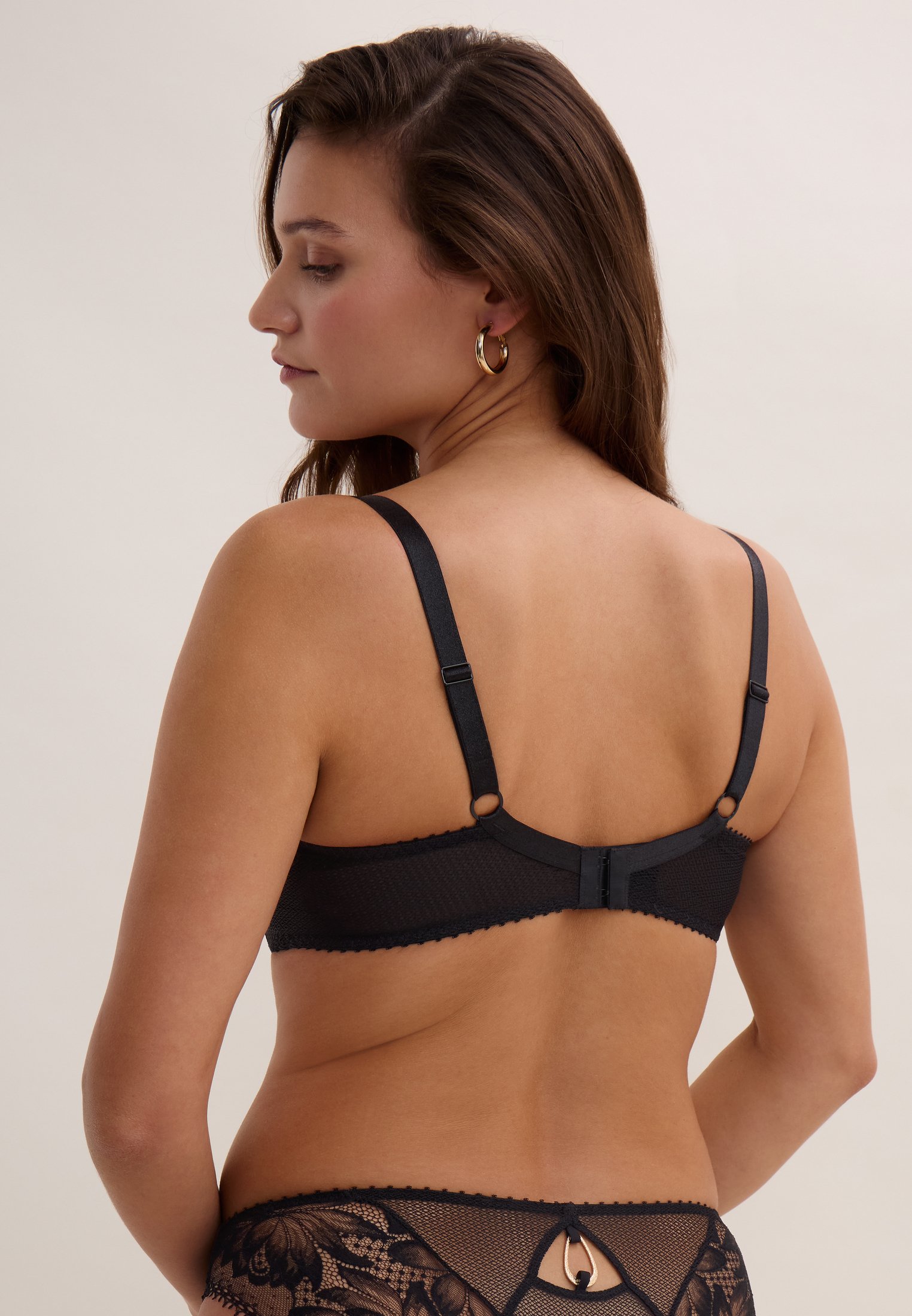 Underwired push-up bra AUBADE Black