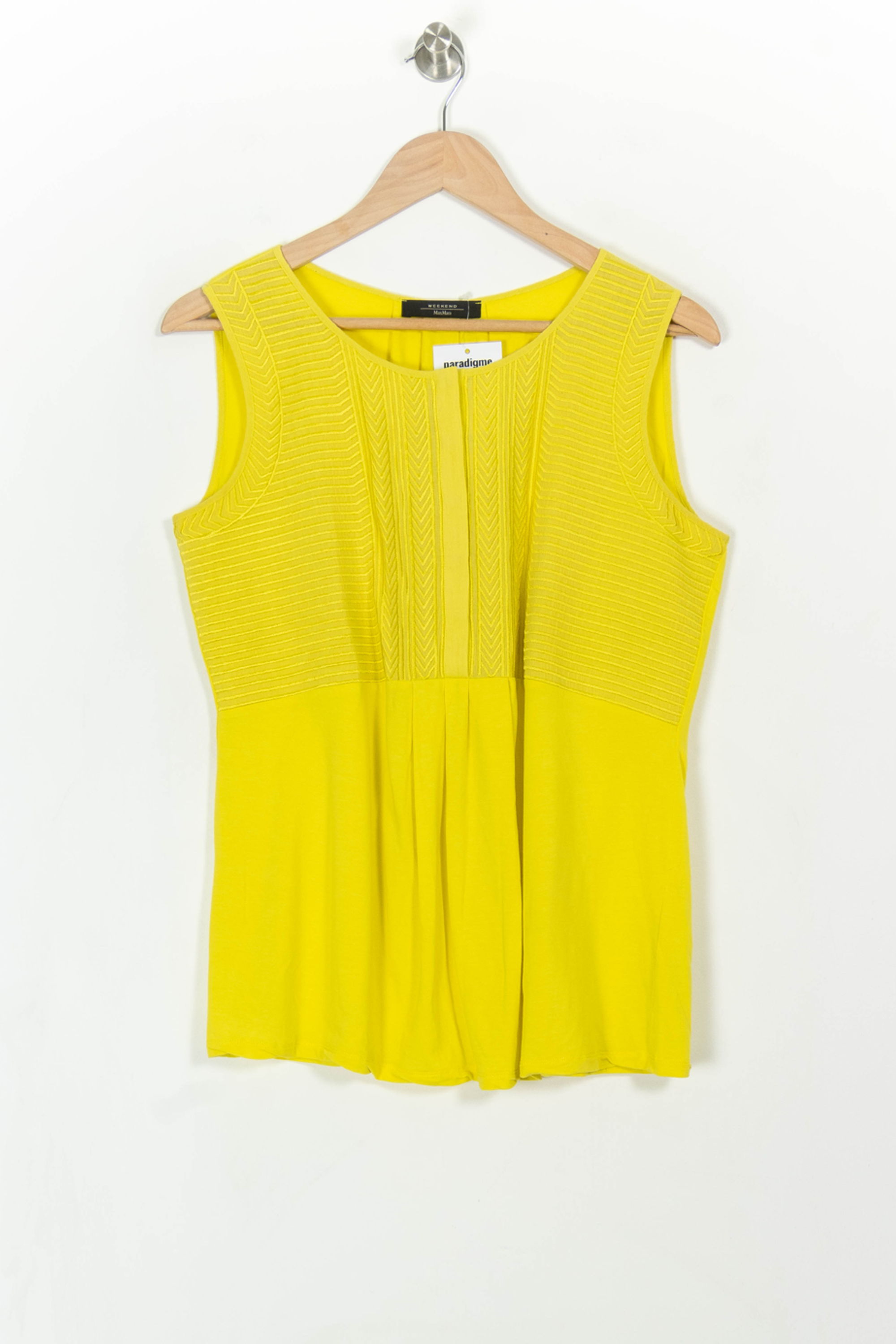 Top & tank top MAX MARA - Seconde Main Yellow